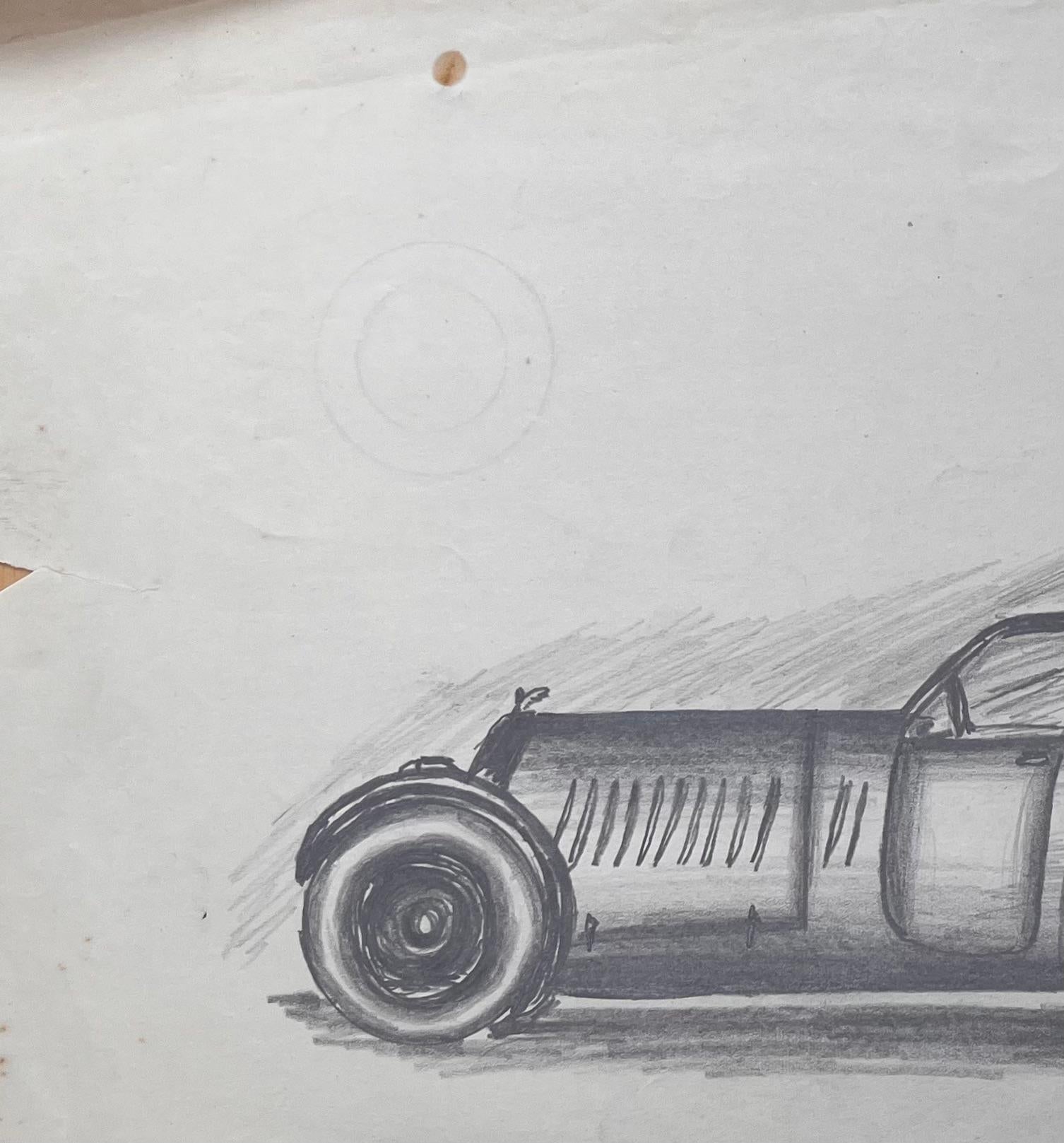 Medio: Lápiz sobre papel
Tamaño: 9 pulgadas (altura) x 14 pulgadas  (anchura)
Firmado: Sí
Estado: Buen estado, con rasgadura en el borde
Procedencia: Del patrimonio del artista

Descripción:
Este dibujo a lápiz de K. B. White muestra una