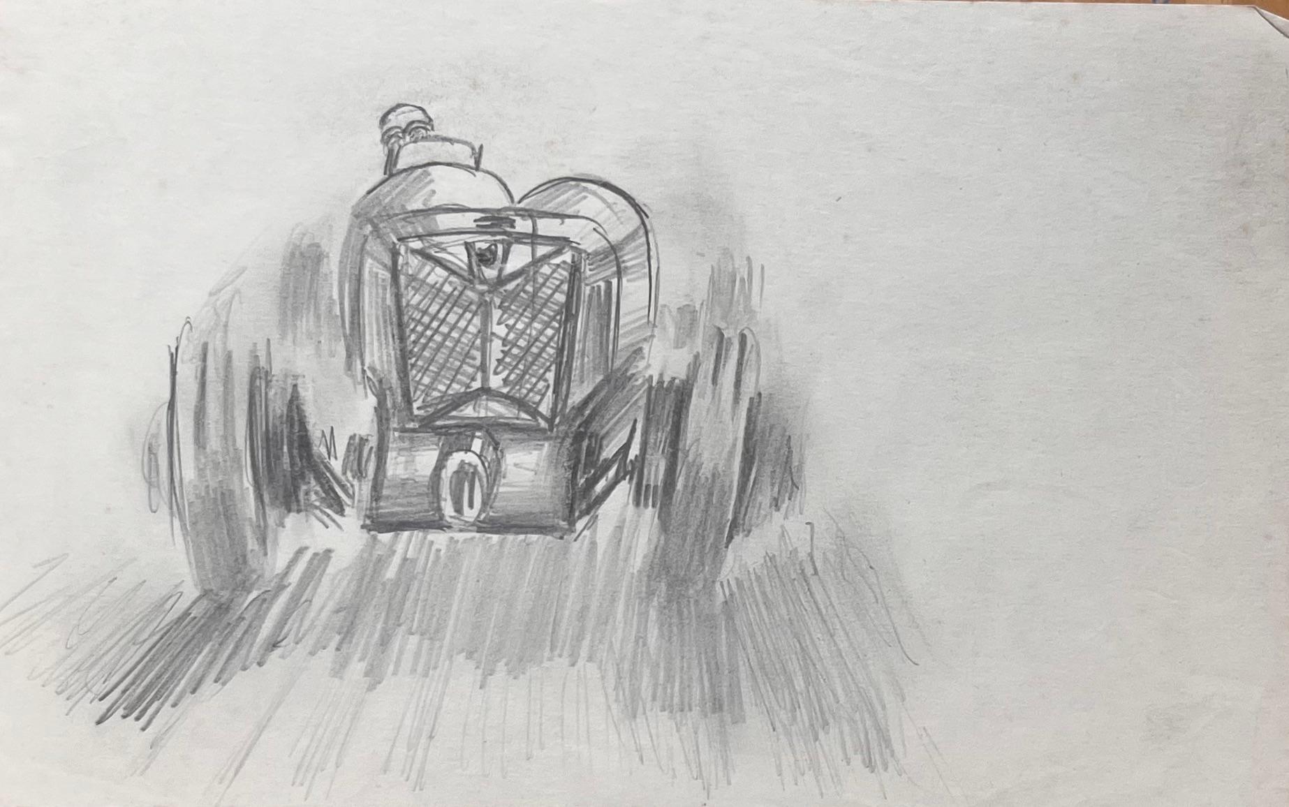 Ilustración a lápiz del Alfa Romeo 8C Monza Concept