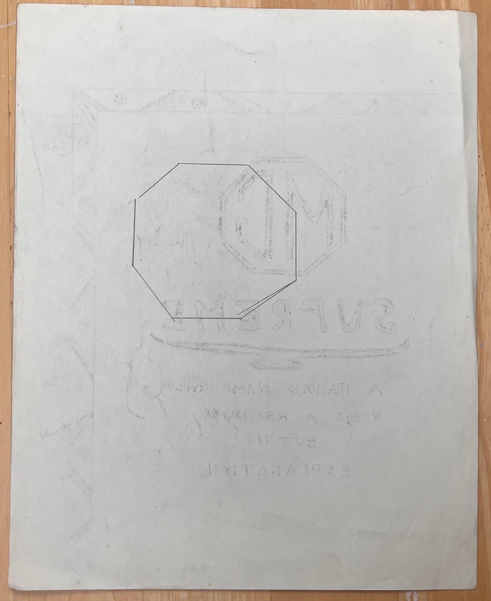 MG Car Company Pubblicità Concetto Illustrazione a matita in vendita 1