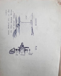 Antique Technical Illustration of Car Mechanics