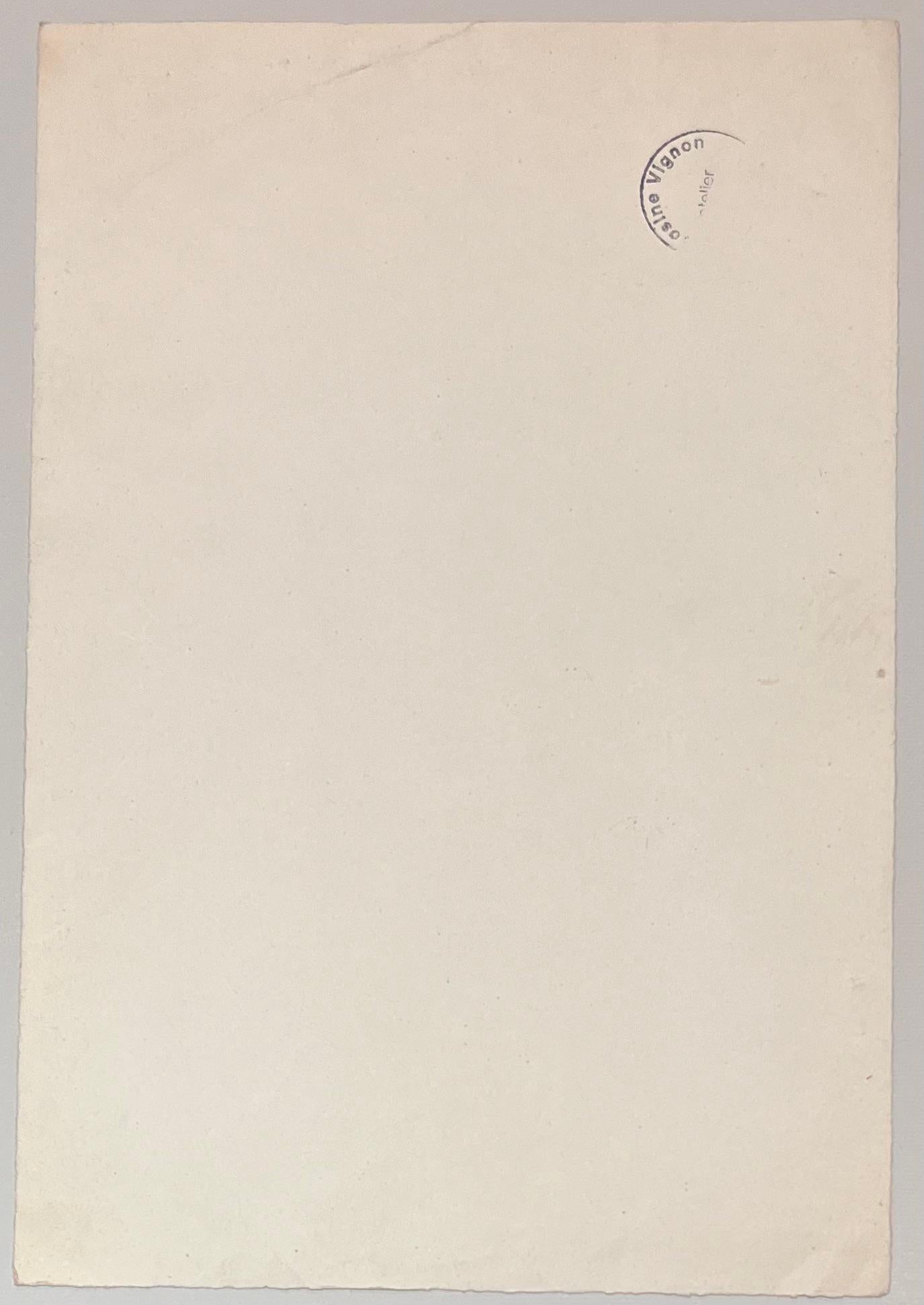 Portrait au crayon d'une femme du milieu du siècle en vente 2