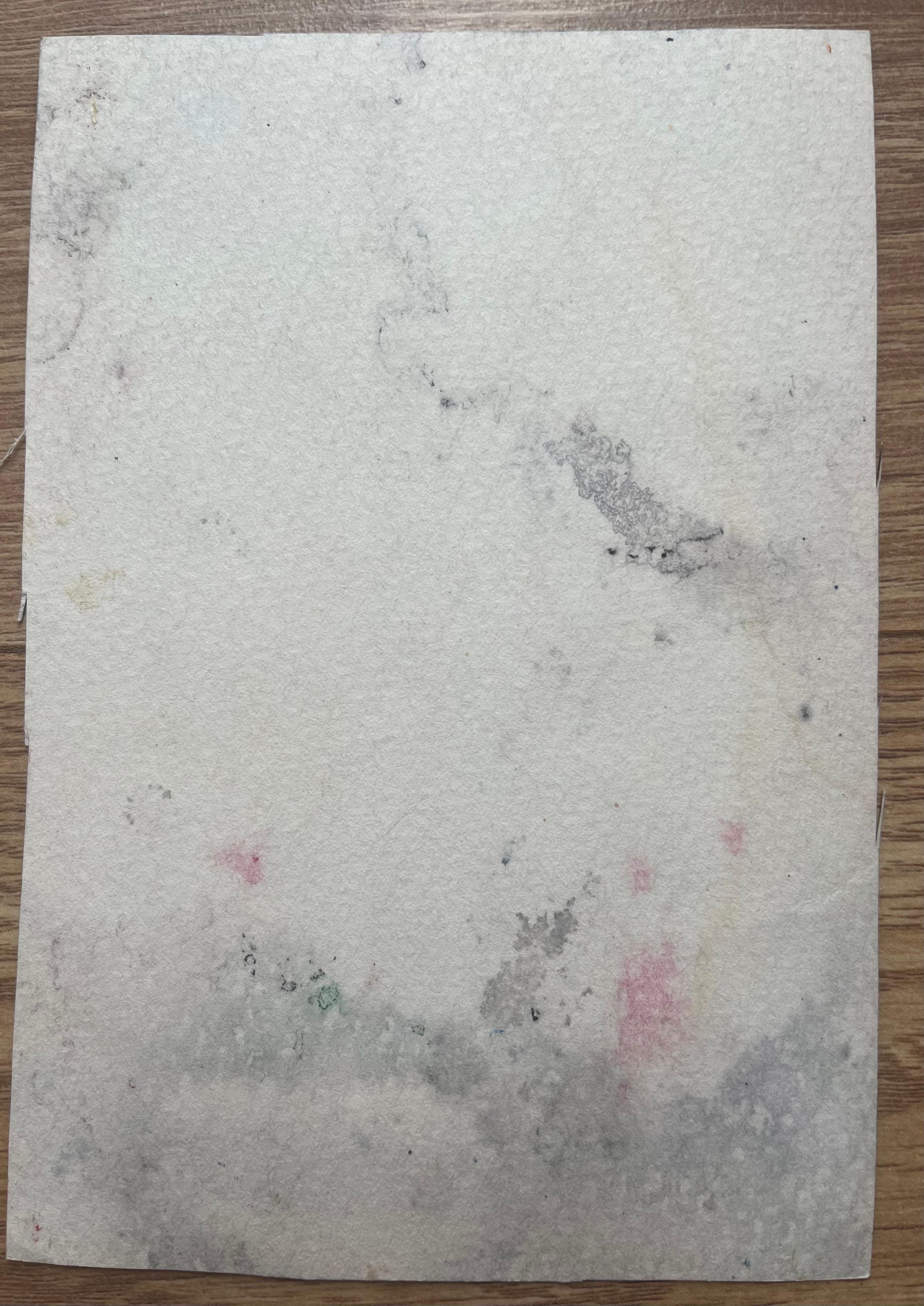 Aquarelle impressionniste française représentant une scène de rue avec un important bâtiment en briques rouges en vente 1