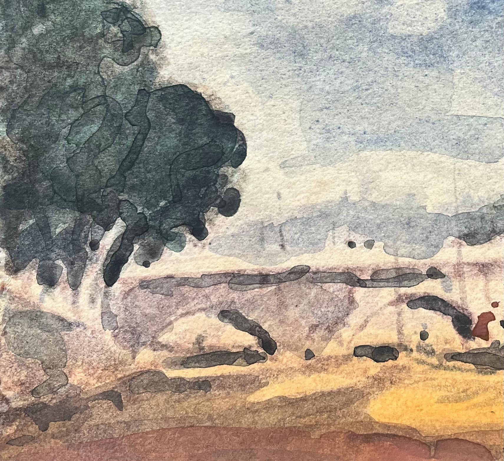 Titre : Aquarelle impressionniste française d'une scène de pont parisien
Par Maurice Mazeilie (français 1924-2021)
Moyen d'expression : Aquarelle sur papier, non encadrée
Taille : 5.5 x 7.5 pouces (hauteur x largeur)
Estampillé : Verso
Condit : Bon,