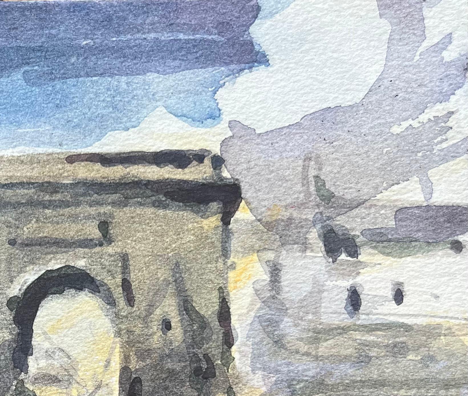 Titre : Aquarelle impressionniste française de l'Arc de Triomphe à Paris
Par Maurice Mazeilie (français 1924-2021)
Moyen d'expression : Aquarelle sur papier, non encadrée
Taille : 5 x 7 pouces (hauteur x largeur)
Signé : Oui
Condit : Bon, avec des