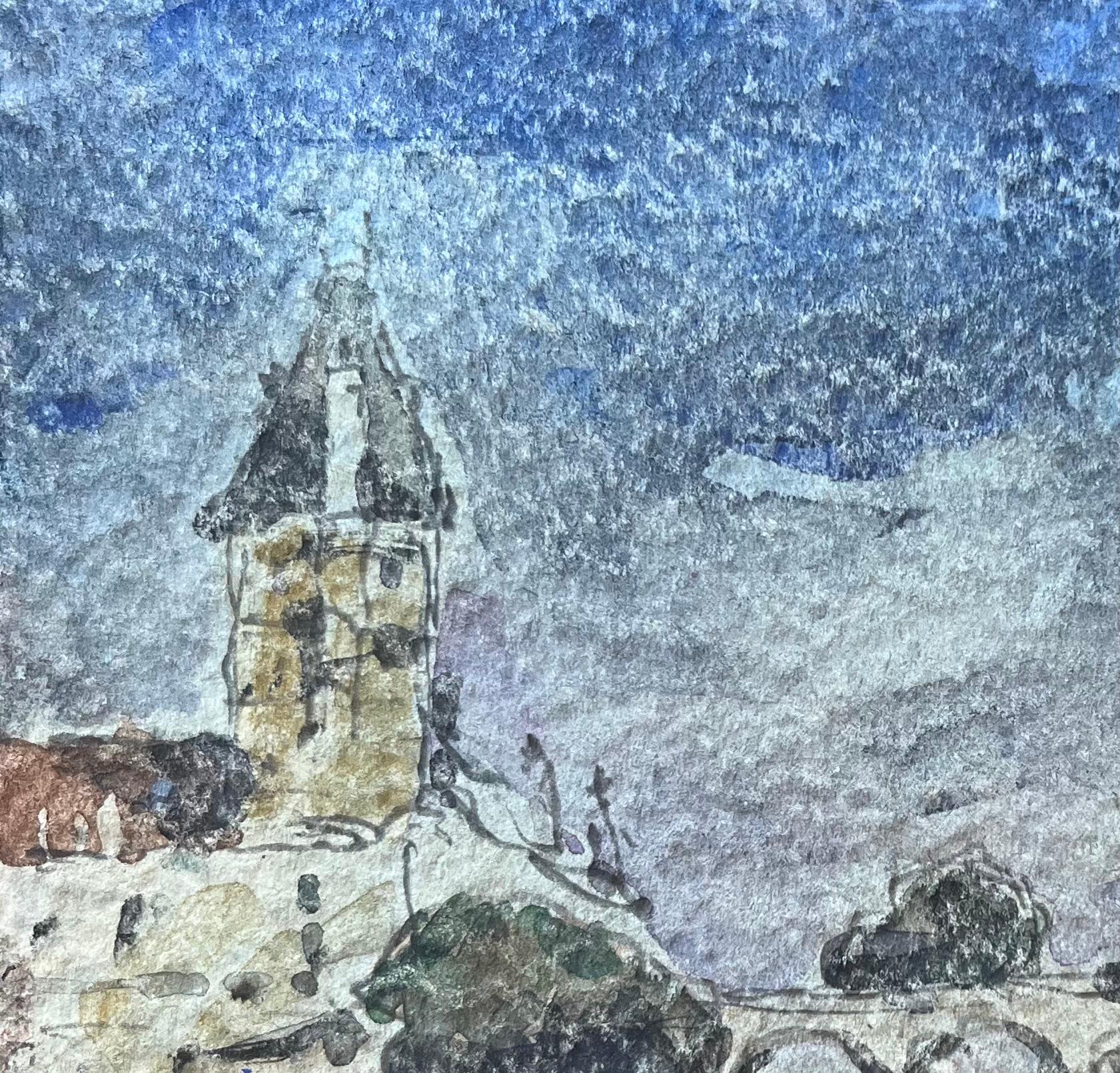 Titolo: Acquerello impressionista francese di La Conciergerie e il Pont au Change
Di Maurice Mazeilie (francese 1924-2021)
Medium: Acquerello su carta, senza cornice
Dimensioni: 4,75 x 6,25 pollici (altezza x larghezza)
Timbrato: Verso
Condit:
