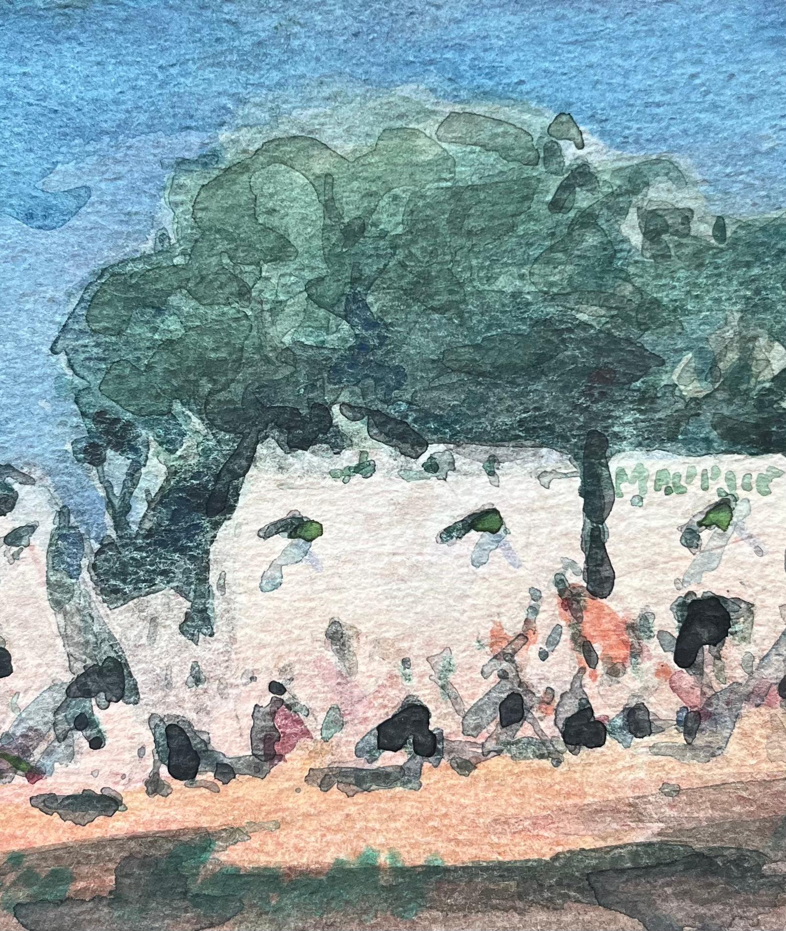 Titolo: Acquerello impressionista francese di Place du Tertre a Montmartre
Di Maurice Mazeilie (francese 1924-2021)
Medium: Acquerello su carta, senza cornice
Dimensioni: 4,75 x 7 pollici (altezza x larghezza)
Timbrato: Verso
Condit: Buono, con