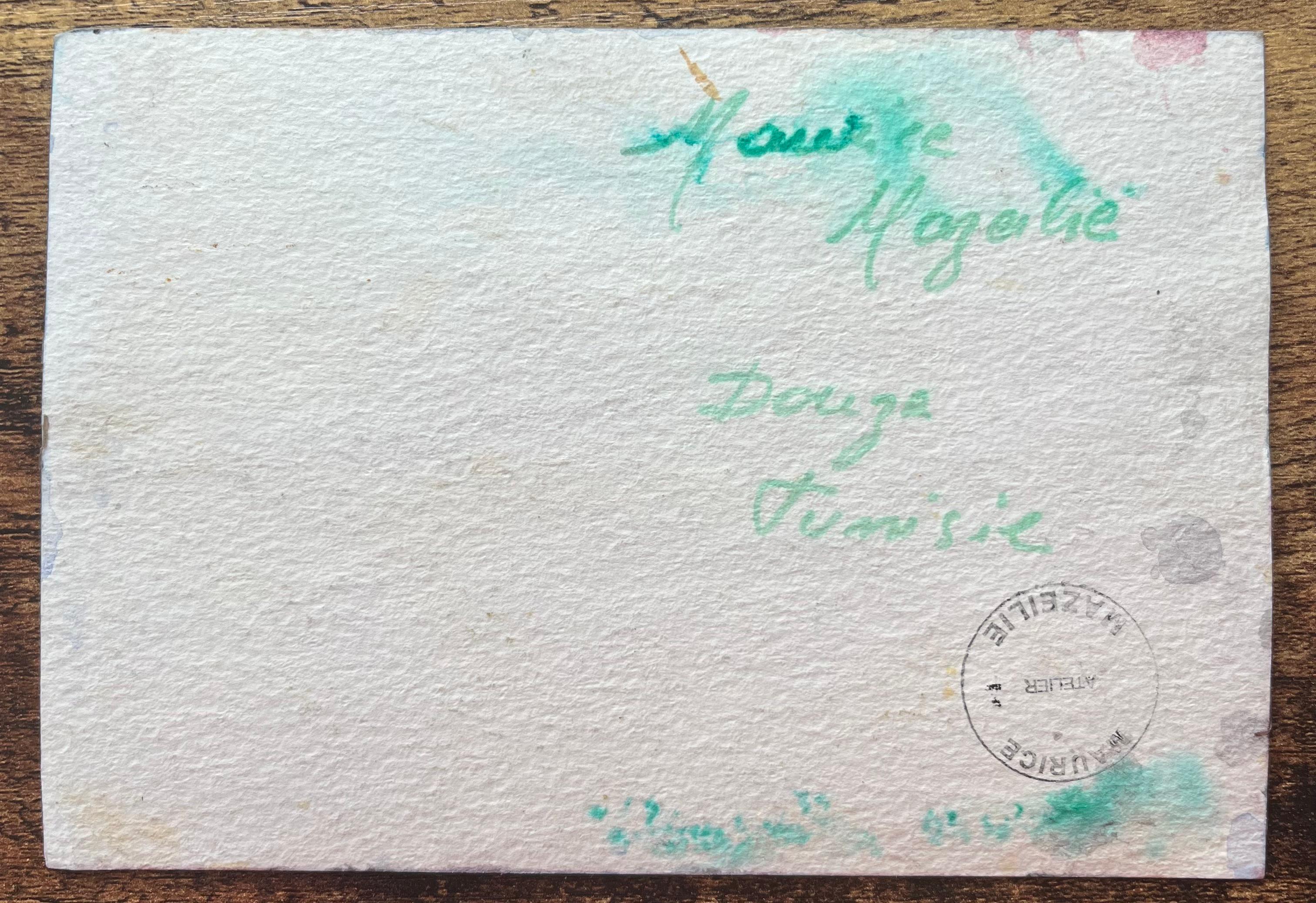 Acquerello impressionista francese della Place du Tertre a Montmartre in vendita 1