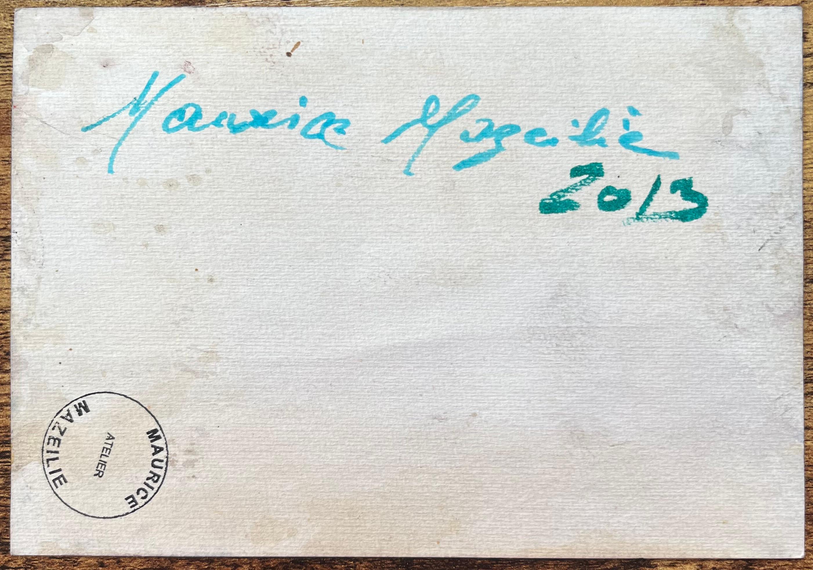Acquerello impressionista francese di un paesaggio costiero con torri storiche in vendita 1