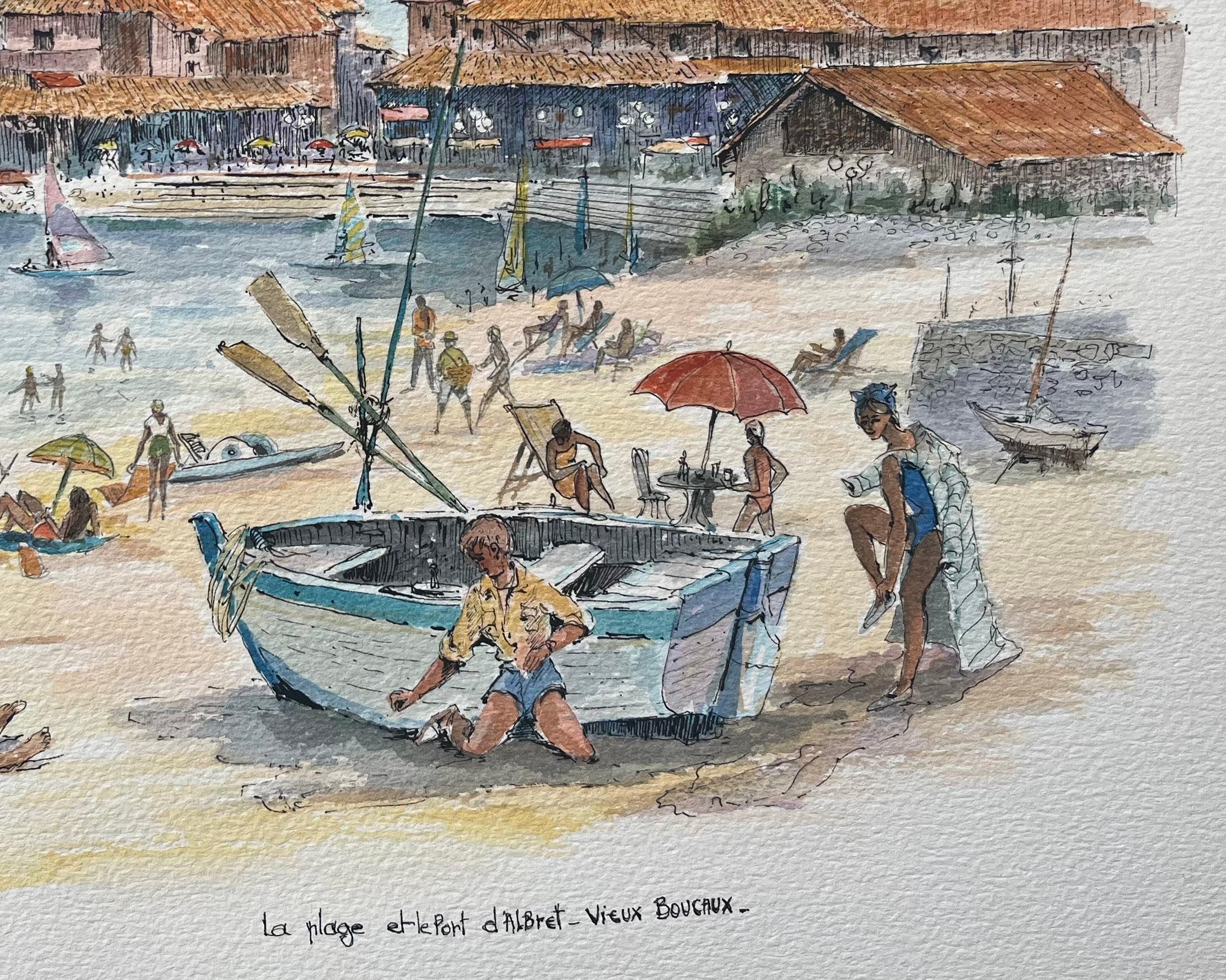 Titel: Französische Aquarellmalerei 