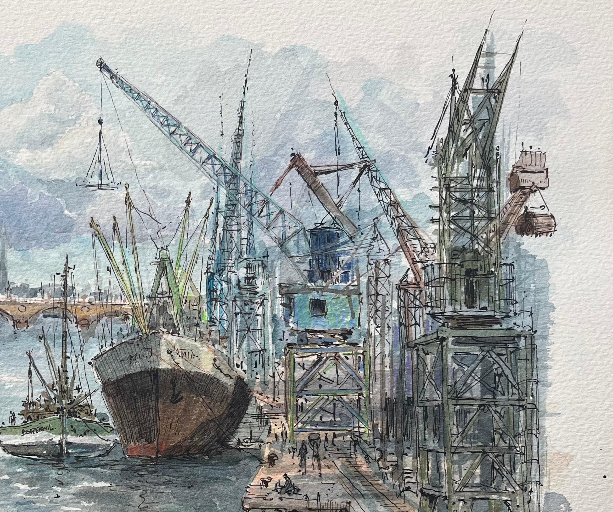 French Watercolor of 