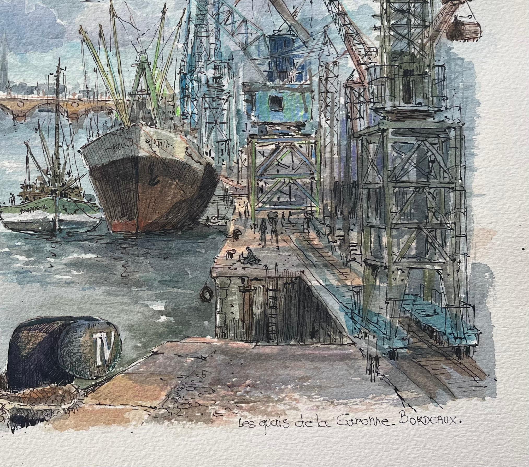 French Watercolor of 