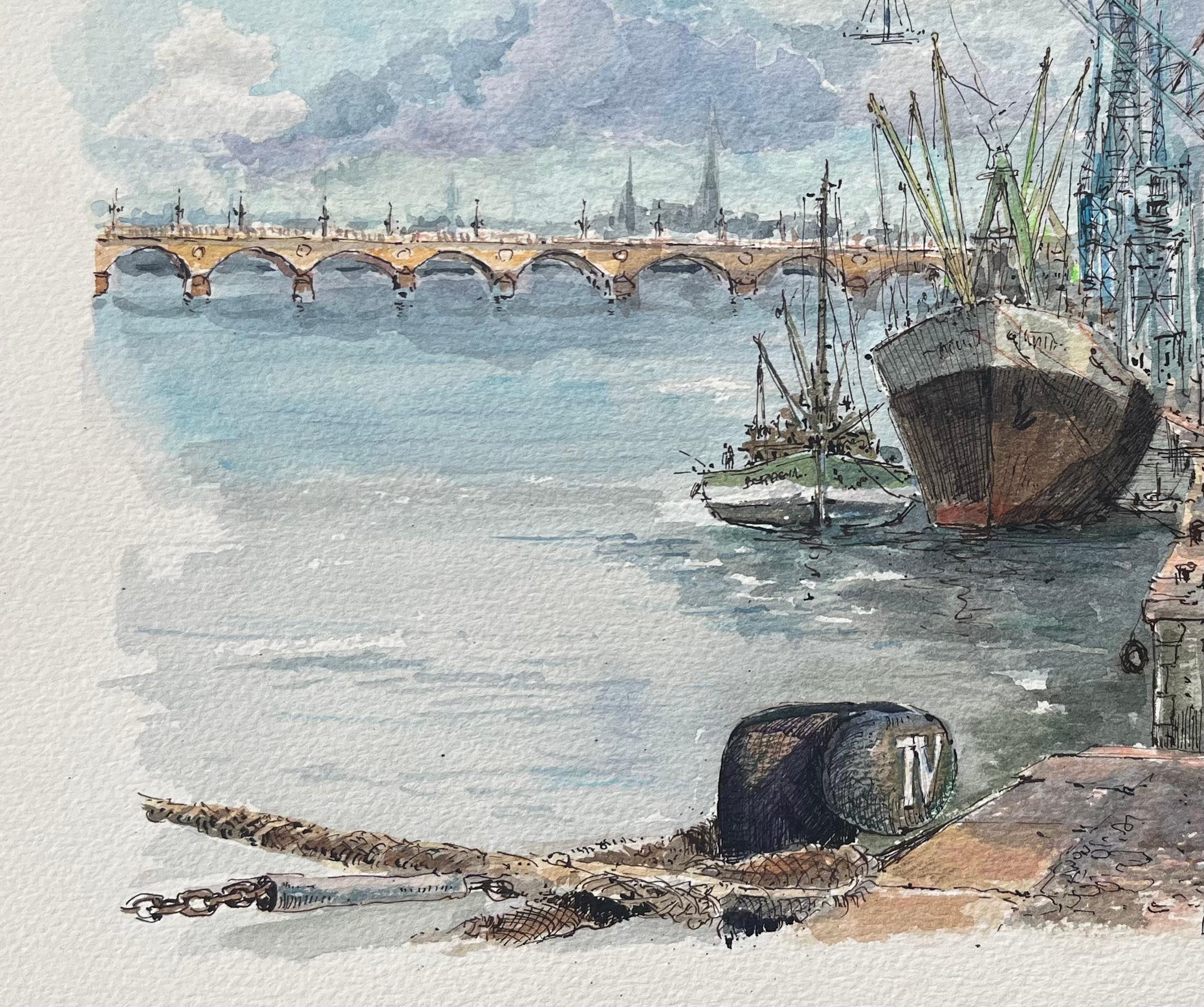 Title: French Watercolor of 