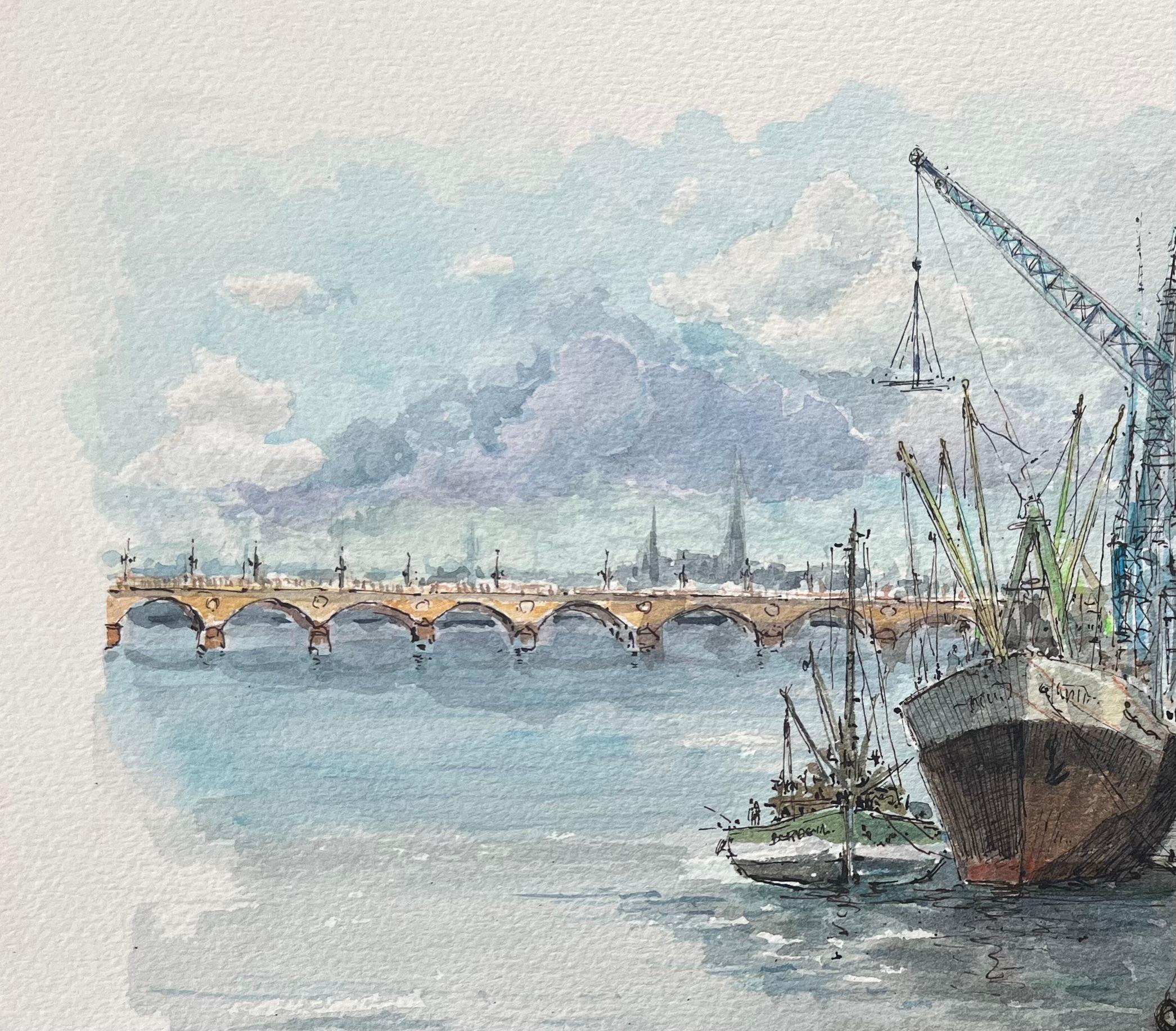 French Watercolor of 