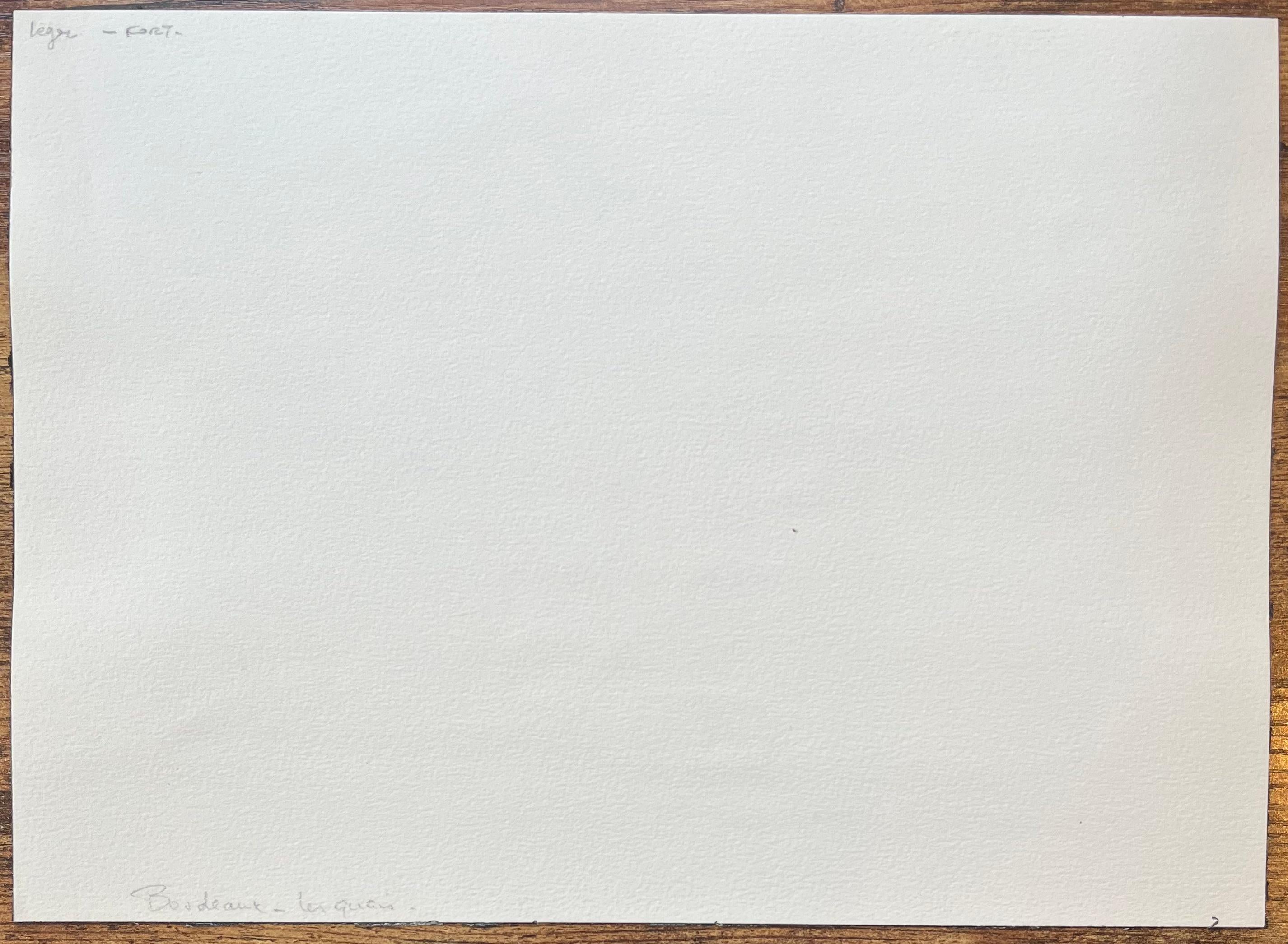 French Watercolor of 