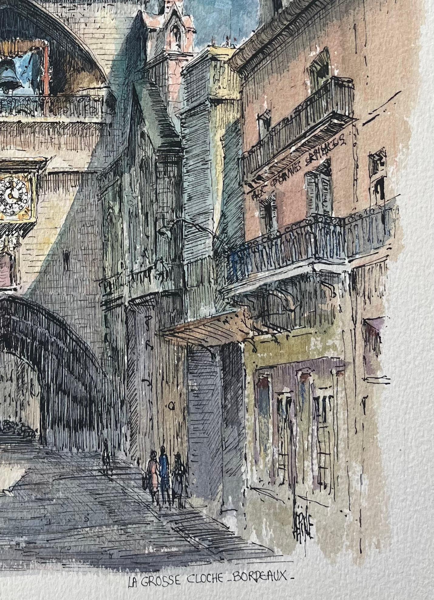French Watercolor of 