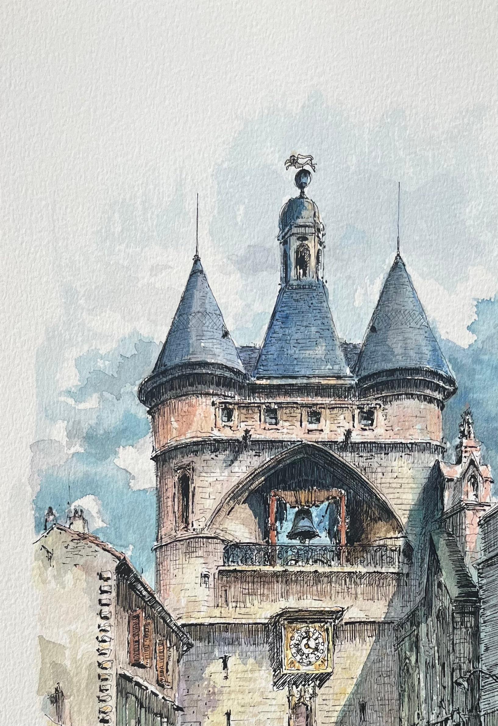 French Watercolor of 