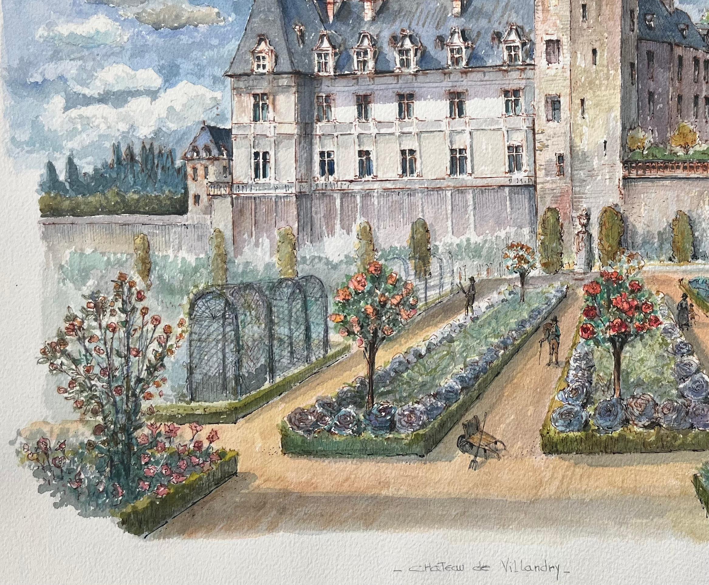 Title: French Watercolor of 