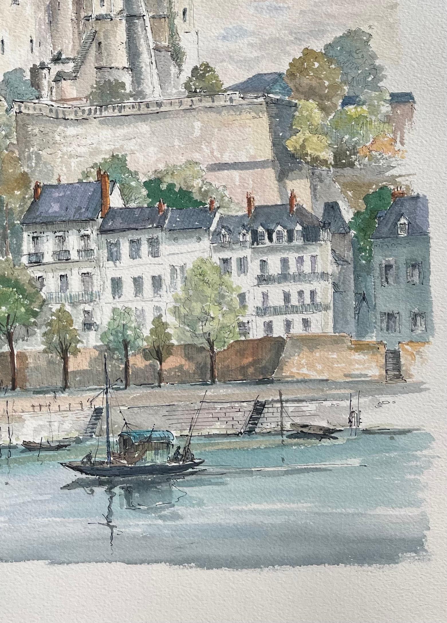 French Watercolor of 