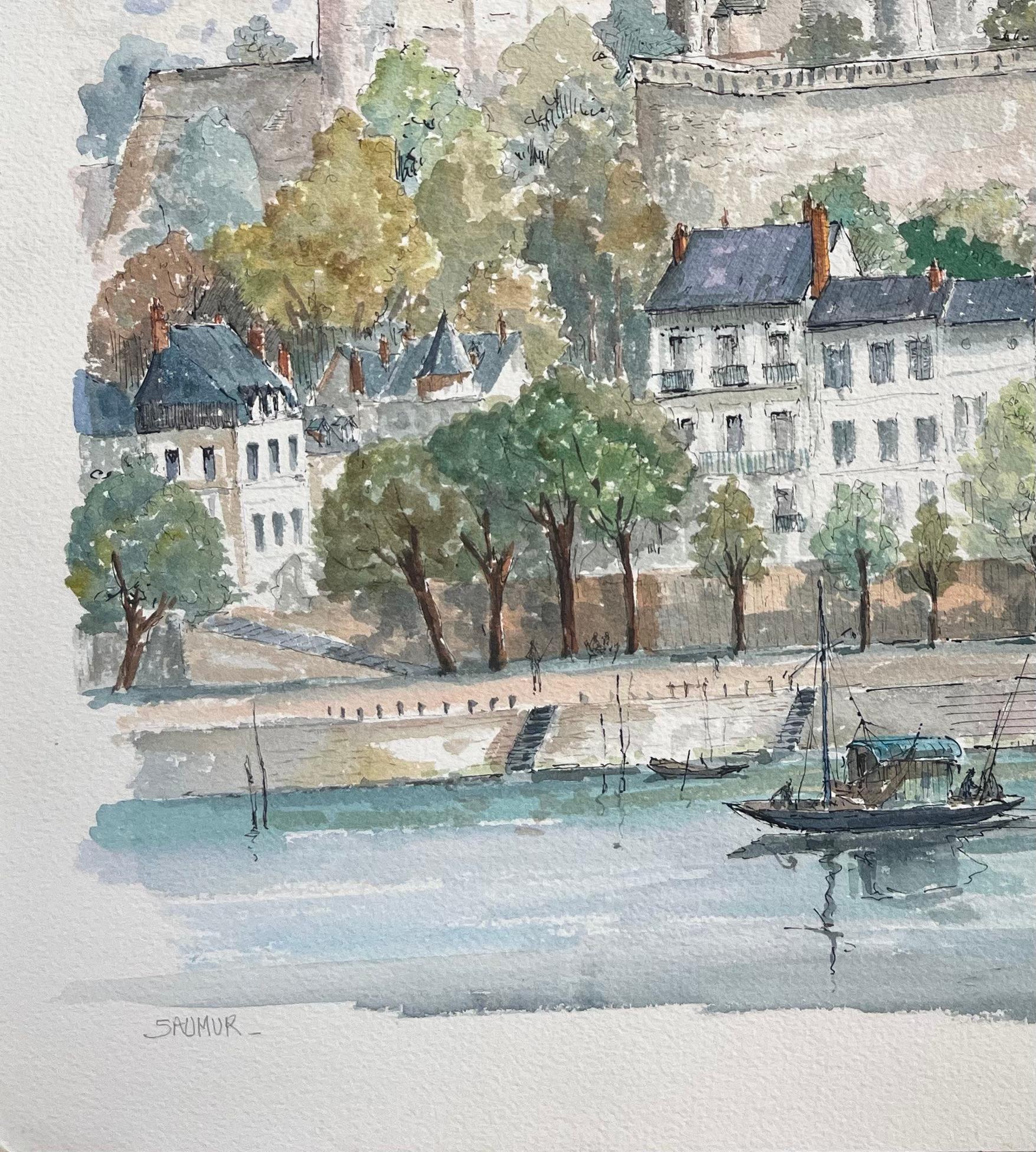 French Watercolor of 