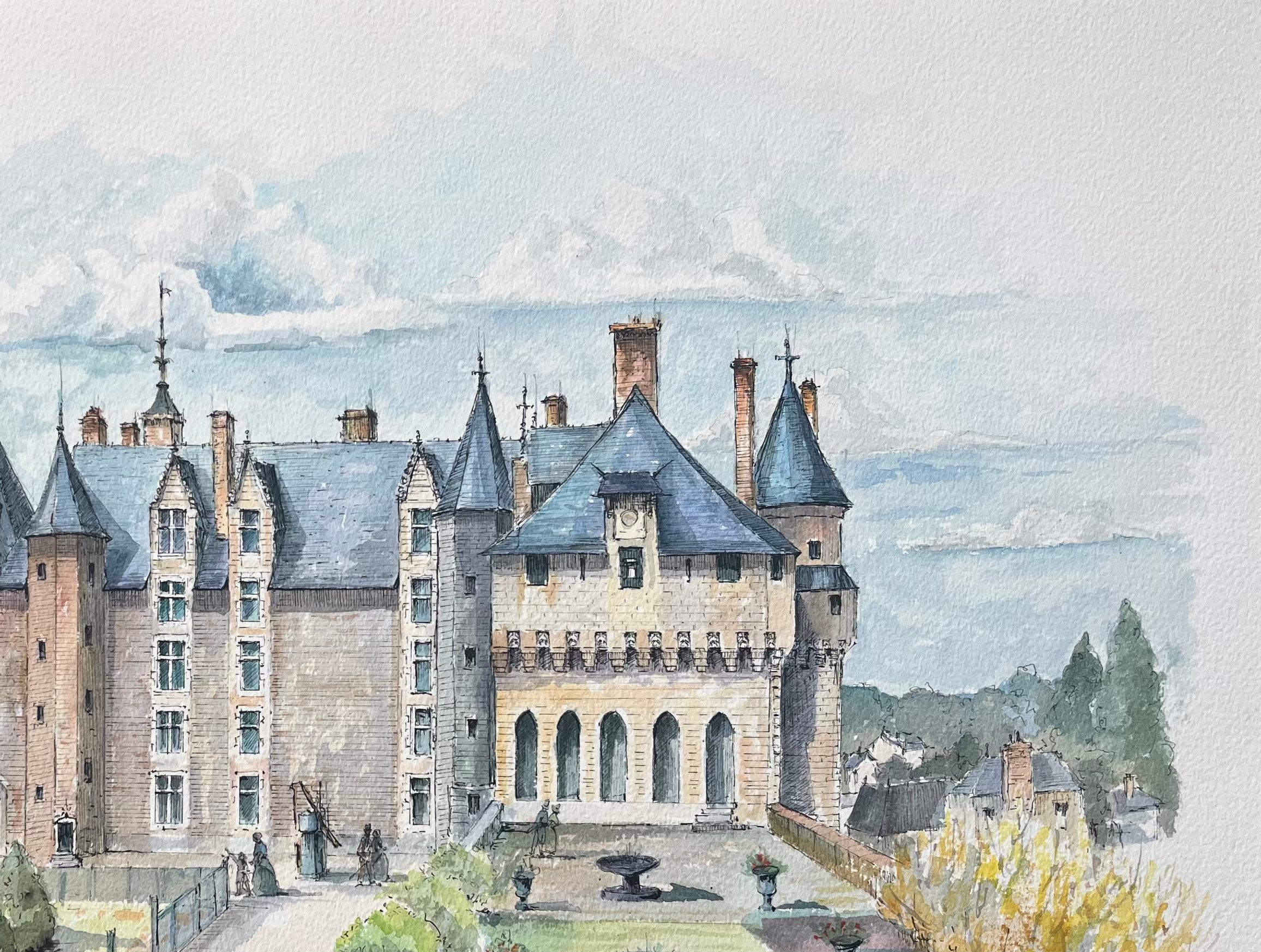 French Watercolor of 