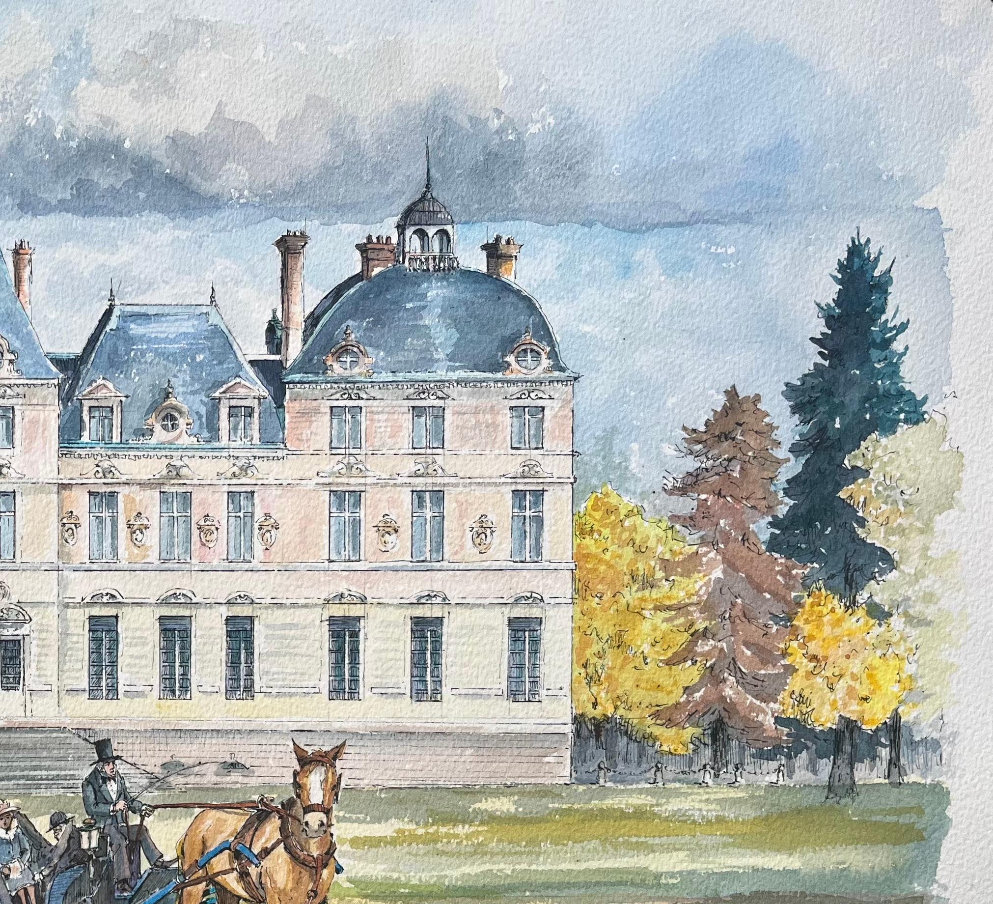 Acquerello francese di 