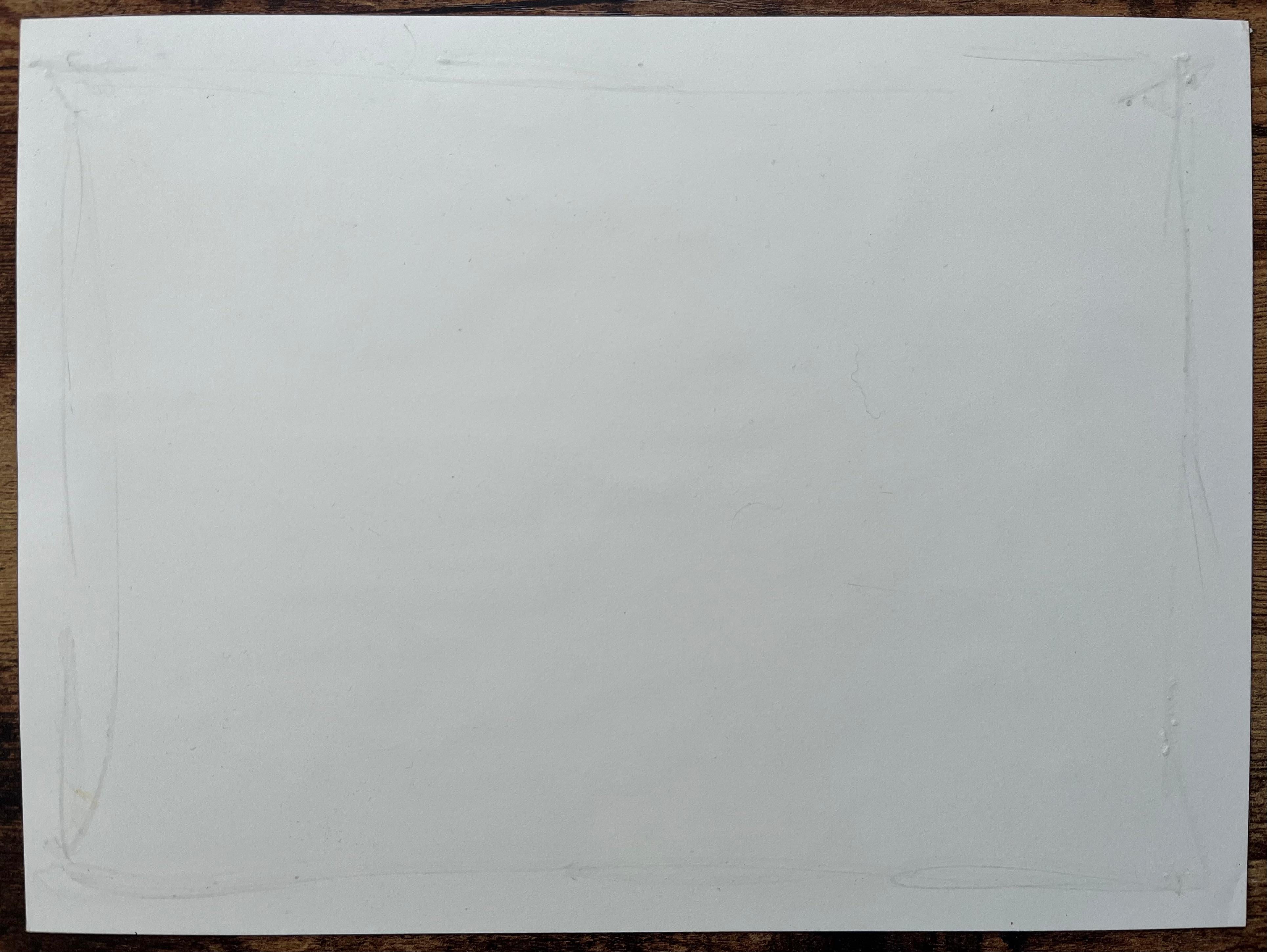 Französisches Aquarell von Le Pirate Seaside Restaurant mit Booten und Kiefernholzbäumen, Französisch im Angebot 1