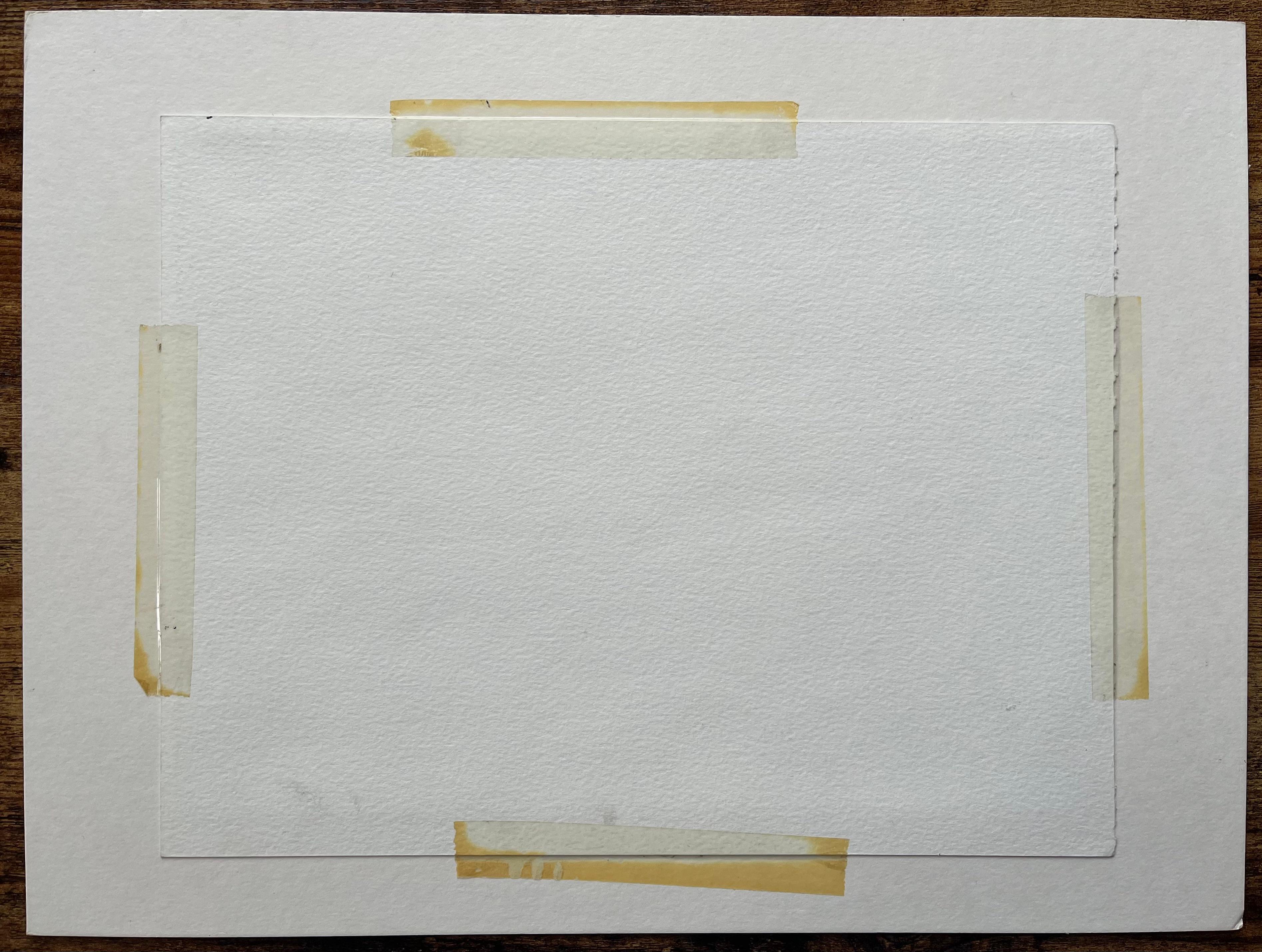 Französisches Aquarell des Strandfront-Restaurants von L'Hippocampe mit Küstenansichten im Angebot 2