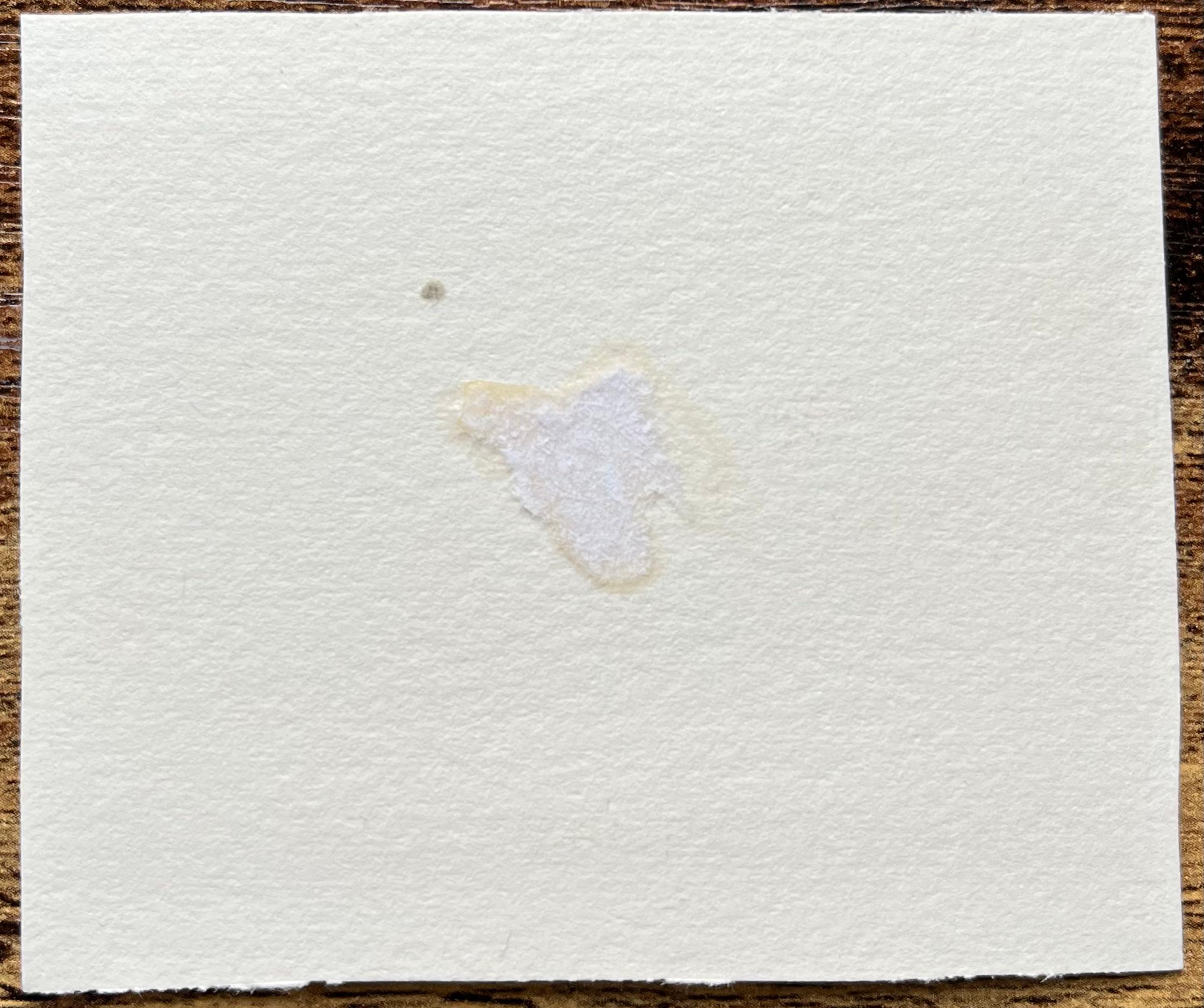Titel: Historisches Miniaturaquarell des belebten Marktplatzes von Wells
von Jack Grunwell, britischer Künstler des 20. 
Medium: Aquarell auf dünnem Karton, ungerahmt
Abmessungen: 2,75 Zoll (Höhe) x 3,25 Zoll (Breite)
Zustand: Sehr gut und