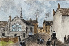 Historic Miniature Watercolor of Chapel of the Three Kings in Bristol