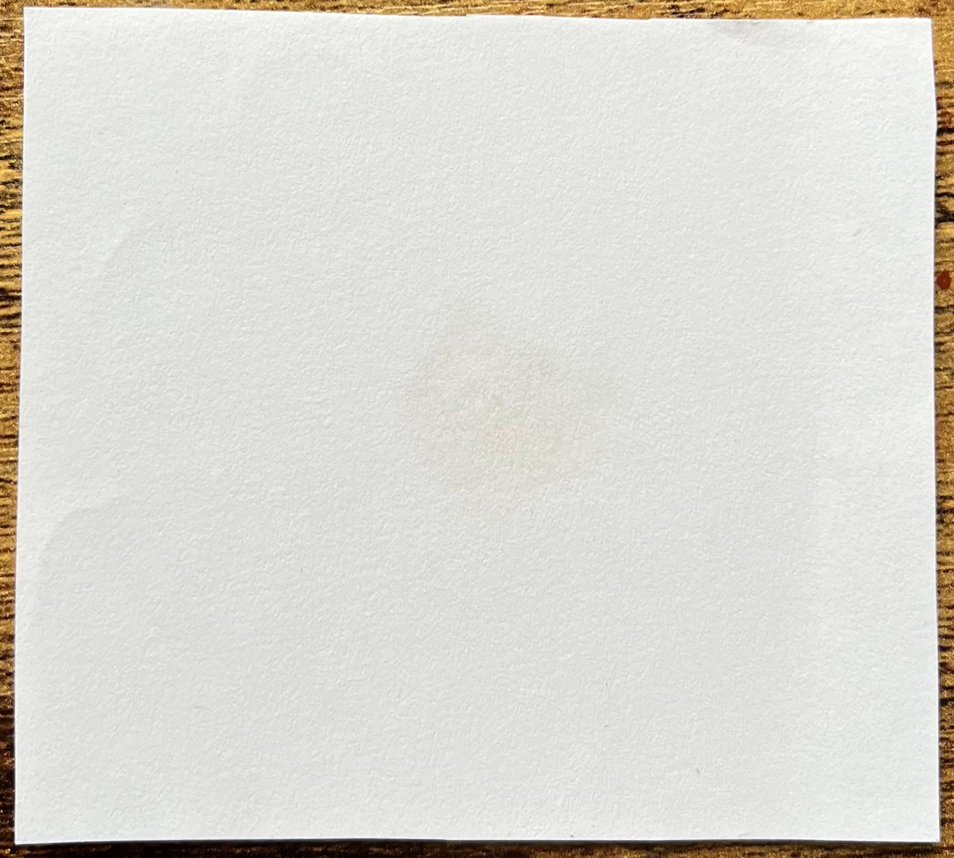 Title: Miniature Watercolor of St. Michael the Archangel at Two Mile Hill
by Jack Grunwell, 20th century British artist 
Medium: Watercolor on thin card, unframed
Measurements: 2.75 inches (height) x 3 inches (width)
Condition: Very good and highly