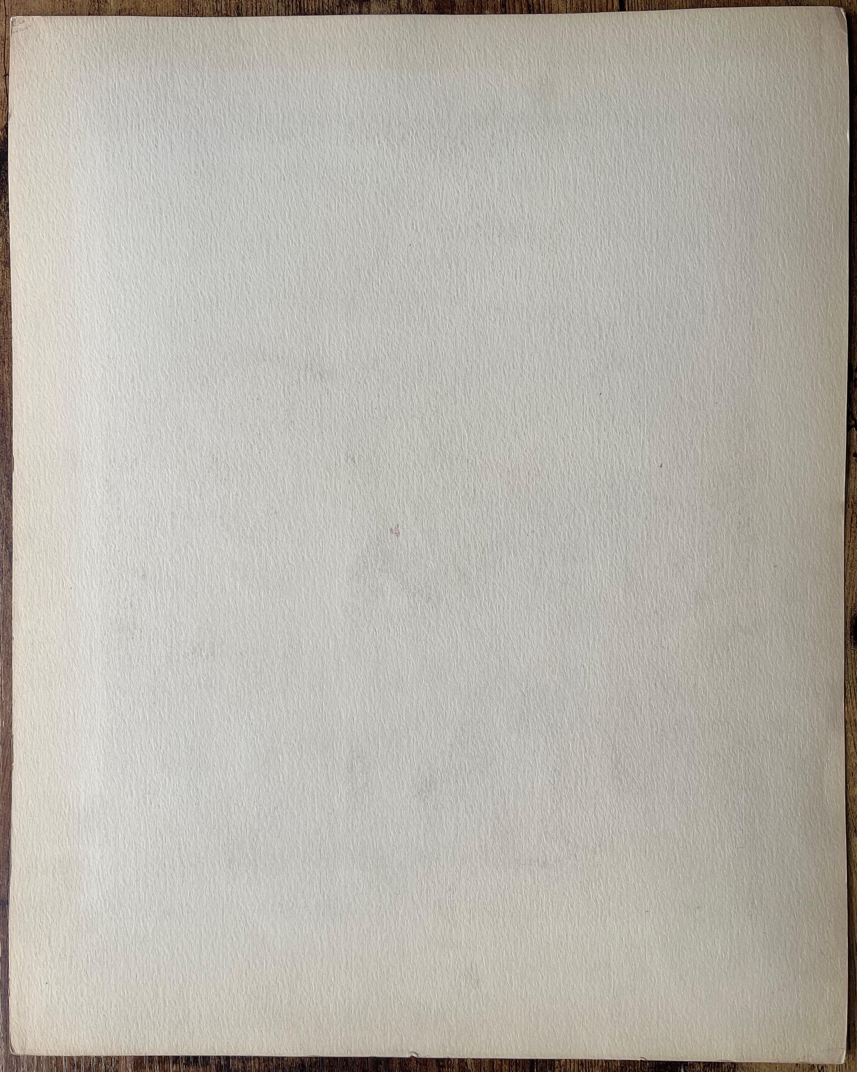 French Gouache Painting of Native American Antelope Hunt in Utah For Sale 4