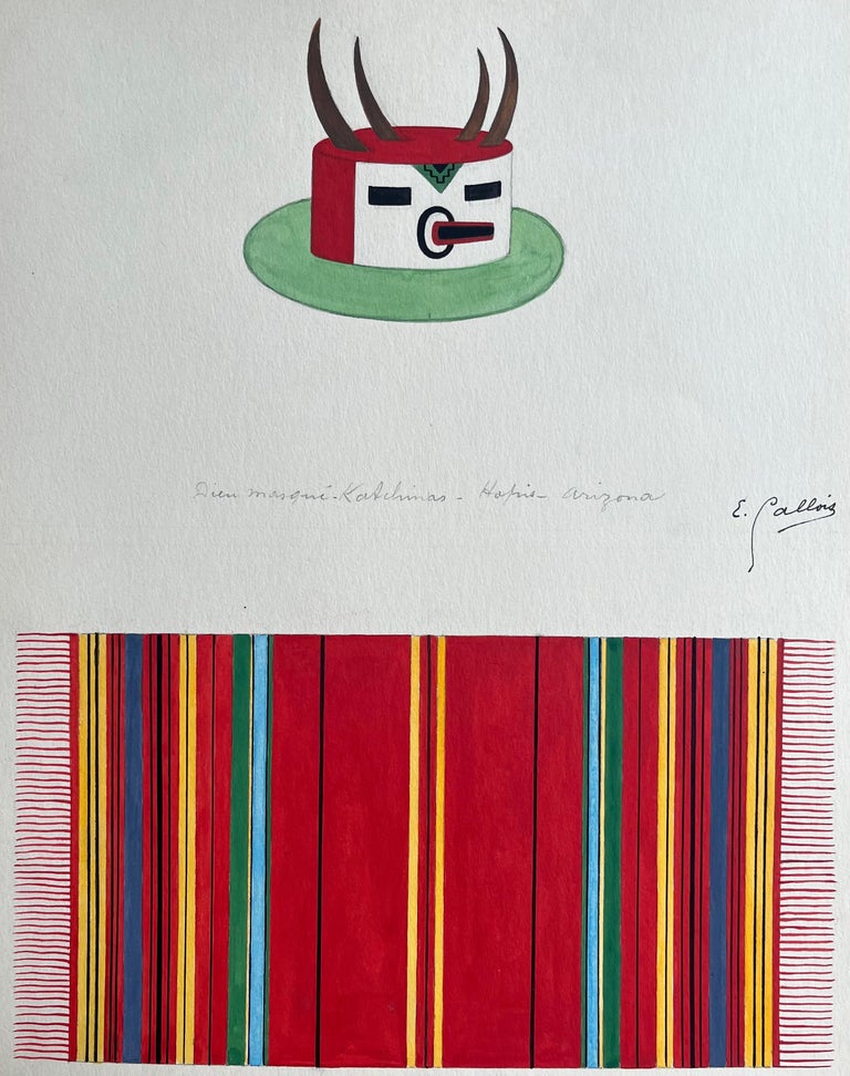 Kachina Painting - 11 For Sale on 1stDibs | hopi kachina paintings