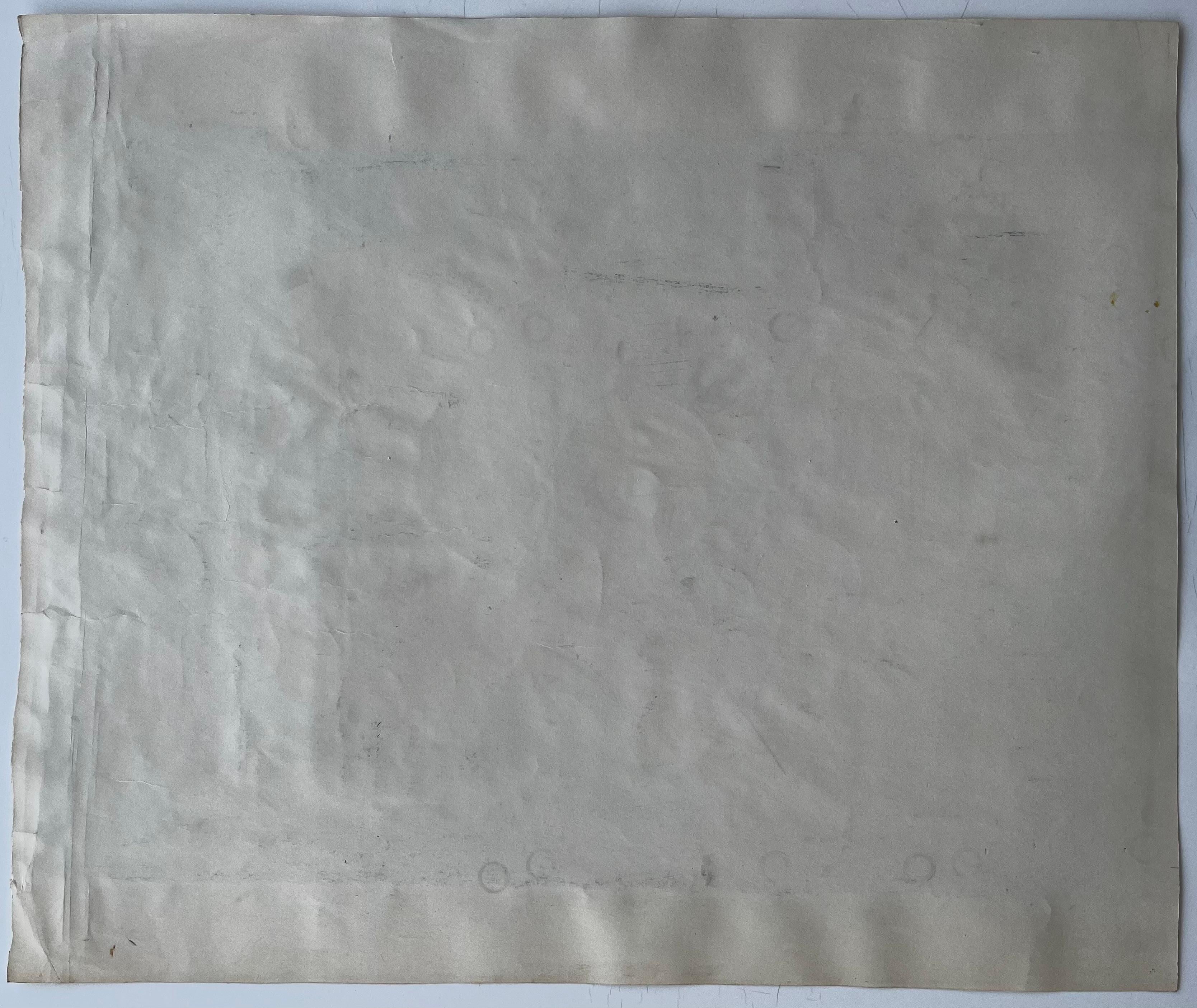 Composizione astratta cubista francese surreale con figure di occhi e forme geometriche in vendita 3