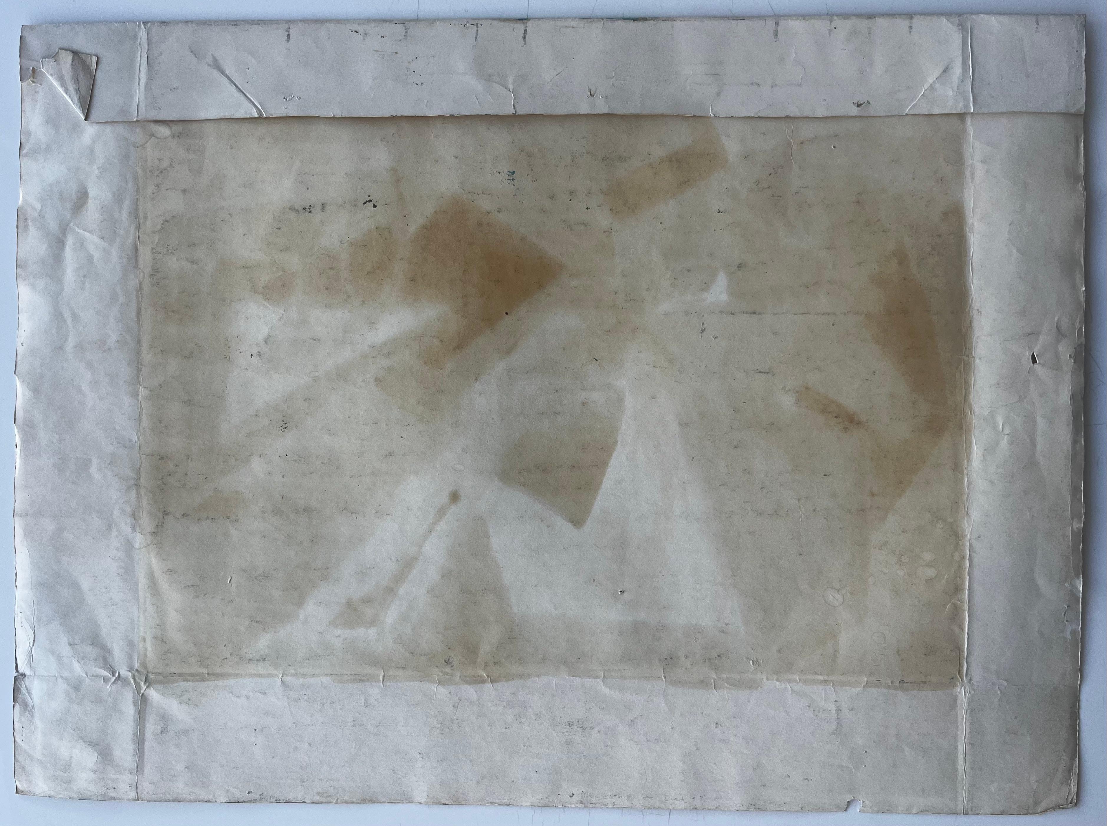 Paisaje Cubista Campiña Francesa Con Casas Árboles Y Puente Modernista en venta 3