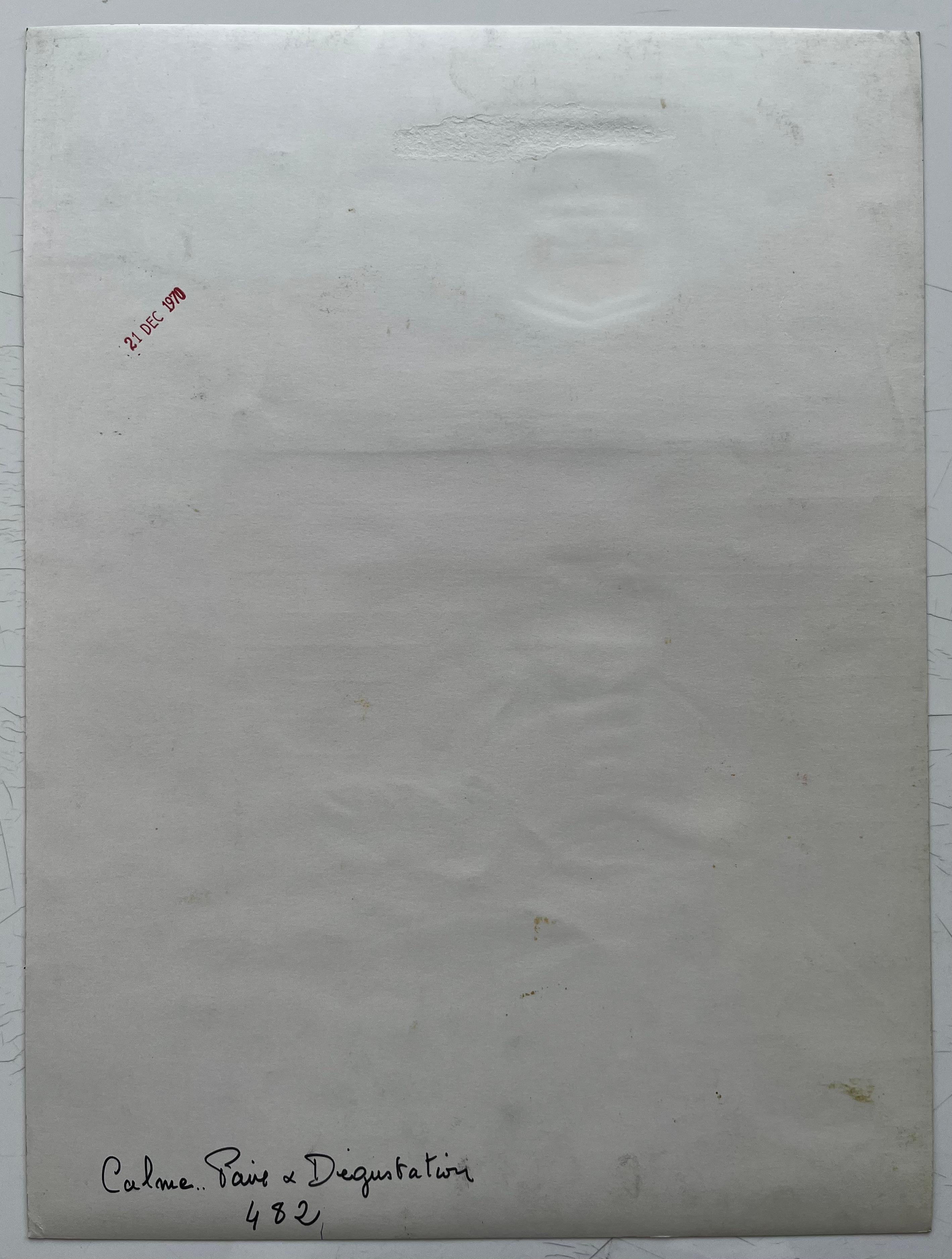 Martini Diseño Publicitario Cóctel Extra Seco Junto a la Chimenea Modernista Francesa en venta 2