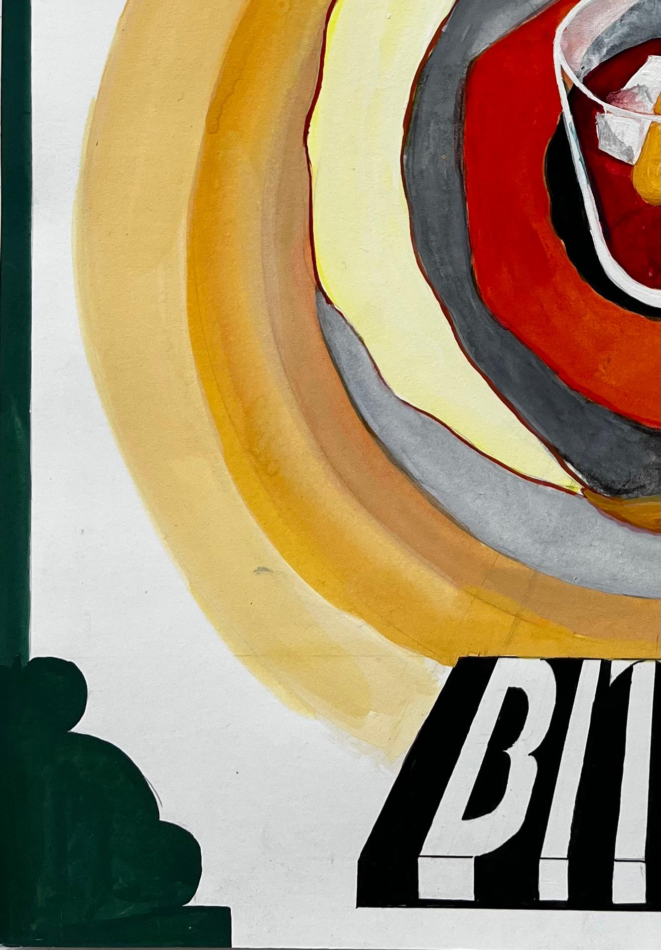 Vintage Französisch Werbung Poster Design Martini und Rossi Bitter Cocktail im Angebot 2