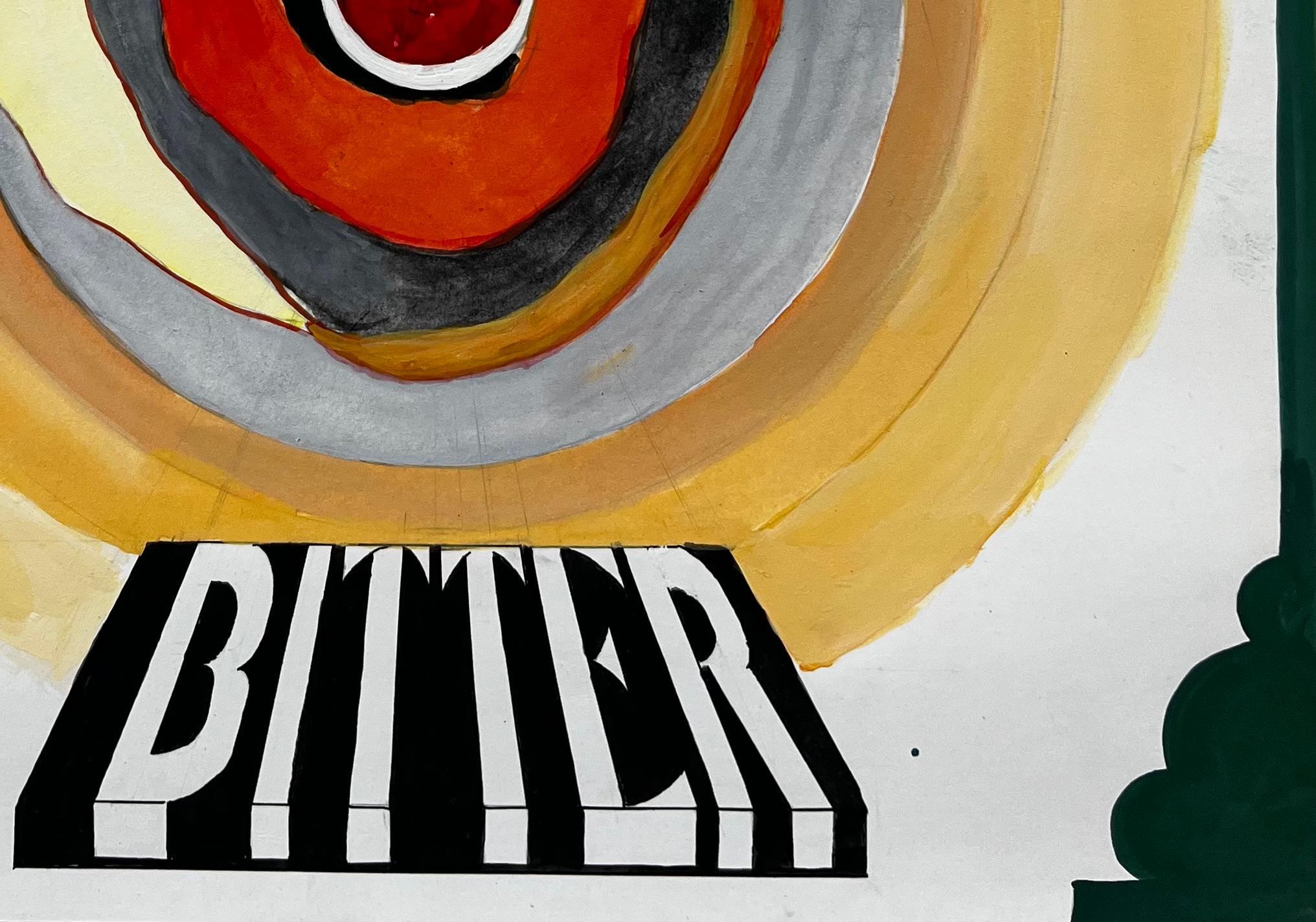 Vintage Französisch Werbung Poster Design Martini und Rossi Bitter Cocktail im Angebot 1