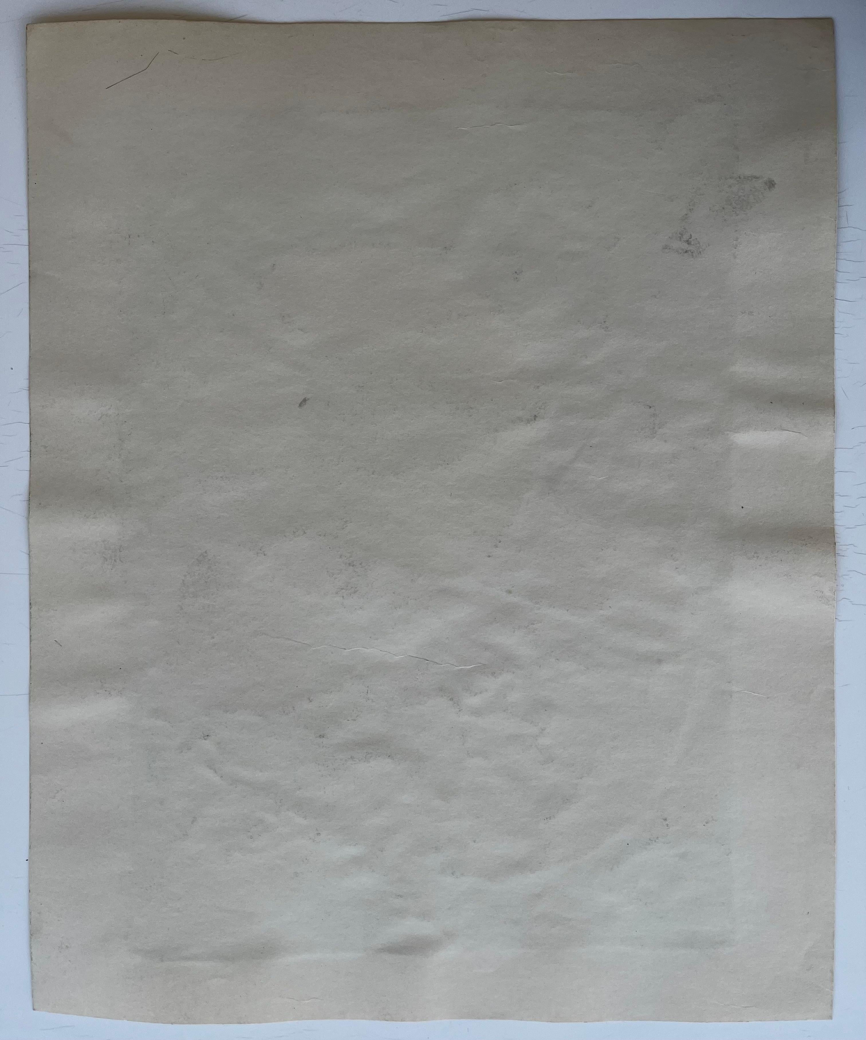 Composizione astratta a spirale Acquerello modernista francese di Guy Nicod in vendita 7