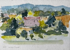 Landscape Drawings and Watercolors