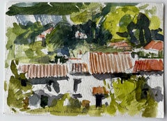 Countryside Houses near Château de Culinon French Landscape