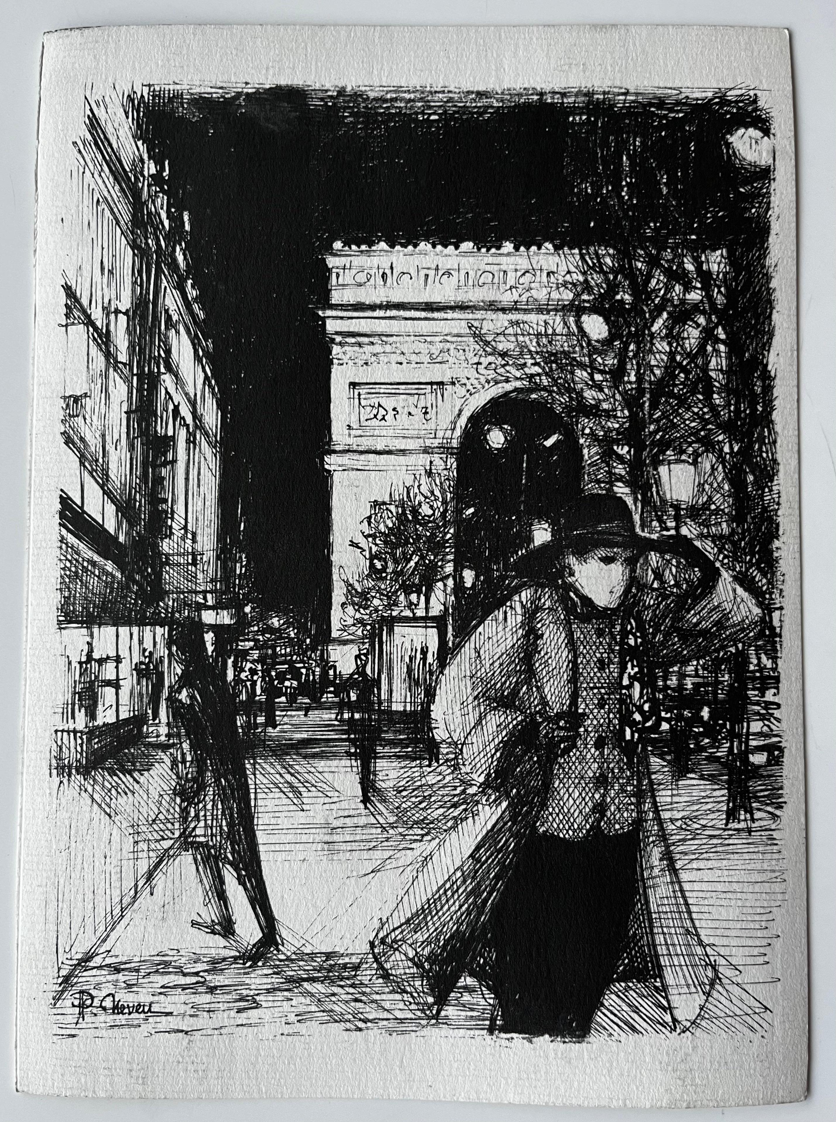 Scène de marché provençal à l'aquarelle avec auvents rouges et personnages dans la lumière d'été en vente 3