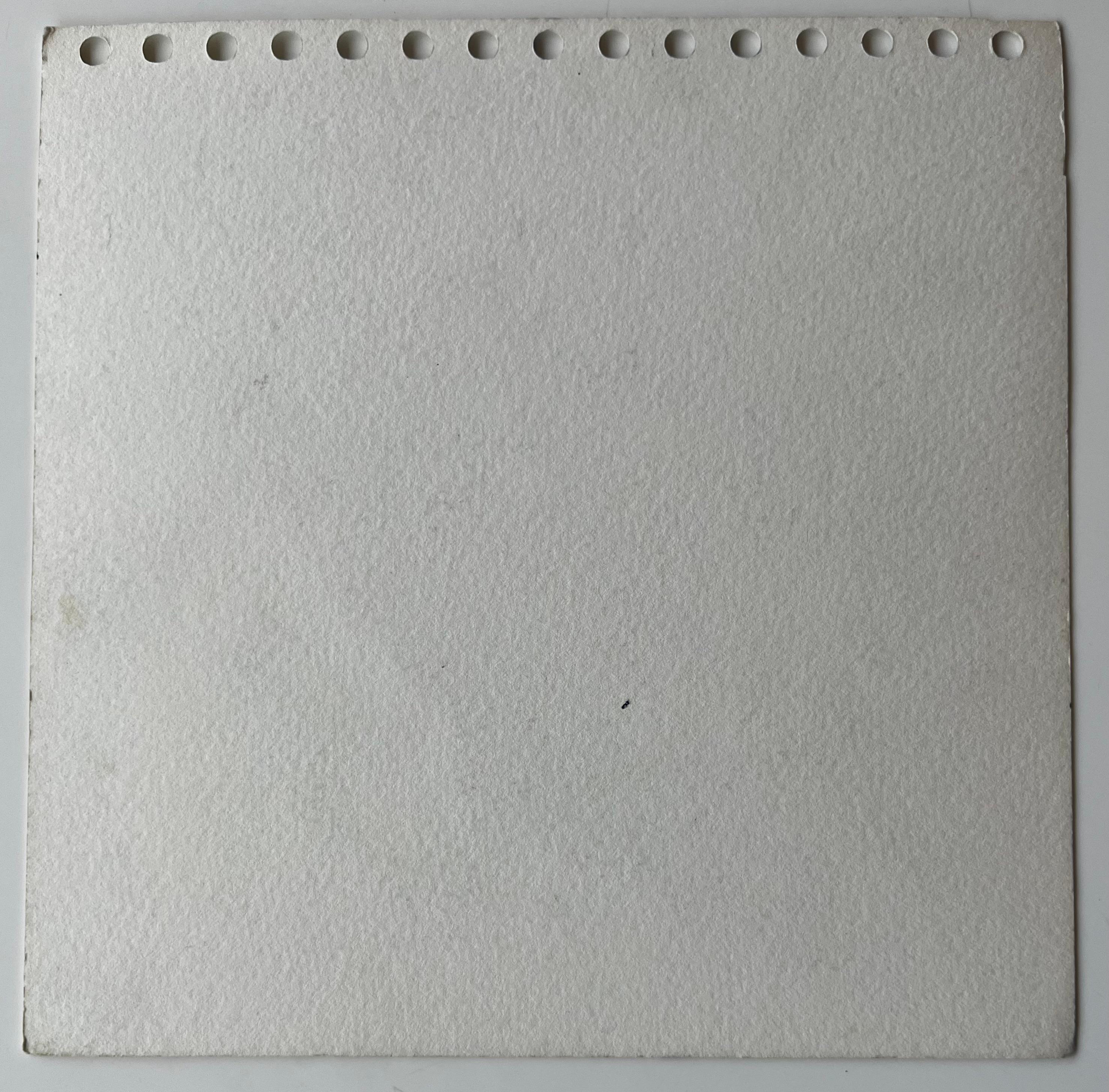 Villaggio e castello di Najac, paesaggio collinare francese dipinto ad acquerello in vendita 2