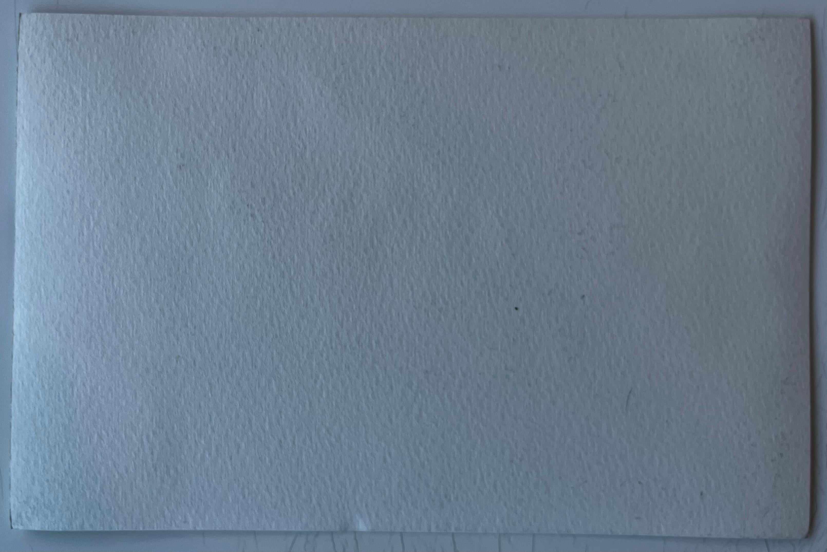 Paisaje de montaña junto a un lago Acuarela modernista francesa de Pierre Neveu en venta 7