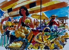 Zeichnungen und Aquarellbilder mit Filzstift