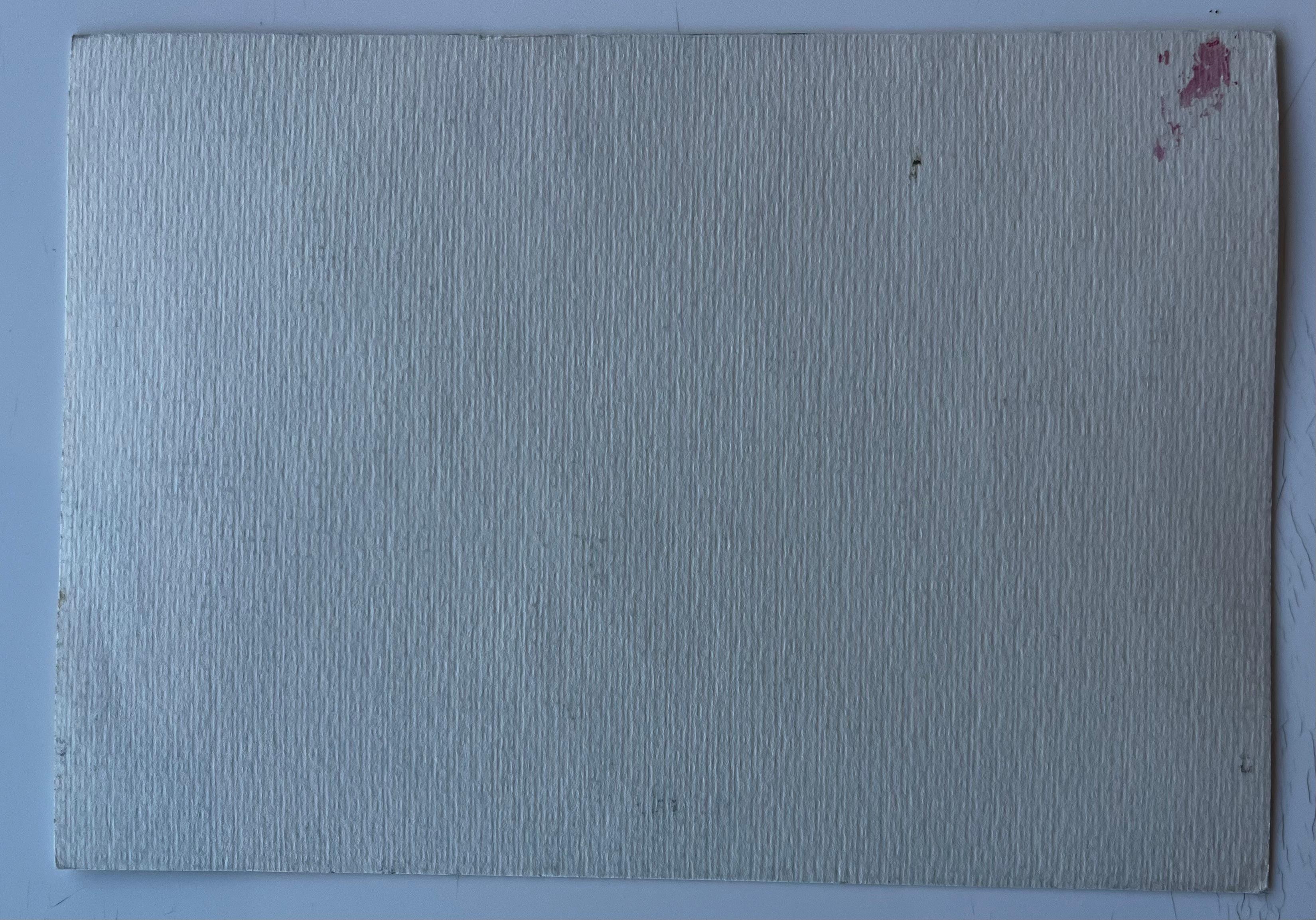 Puente y casas de campo a orillas del río Francia Acuarela de mediados de siglo de Pierre Neveu en venta 7