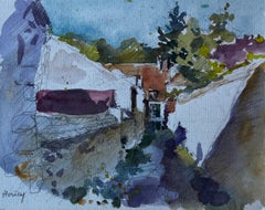Landscape Drawings and Watercolors
