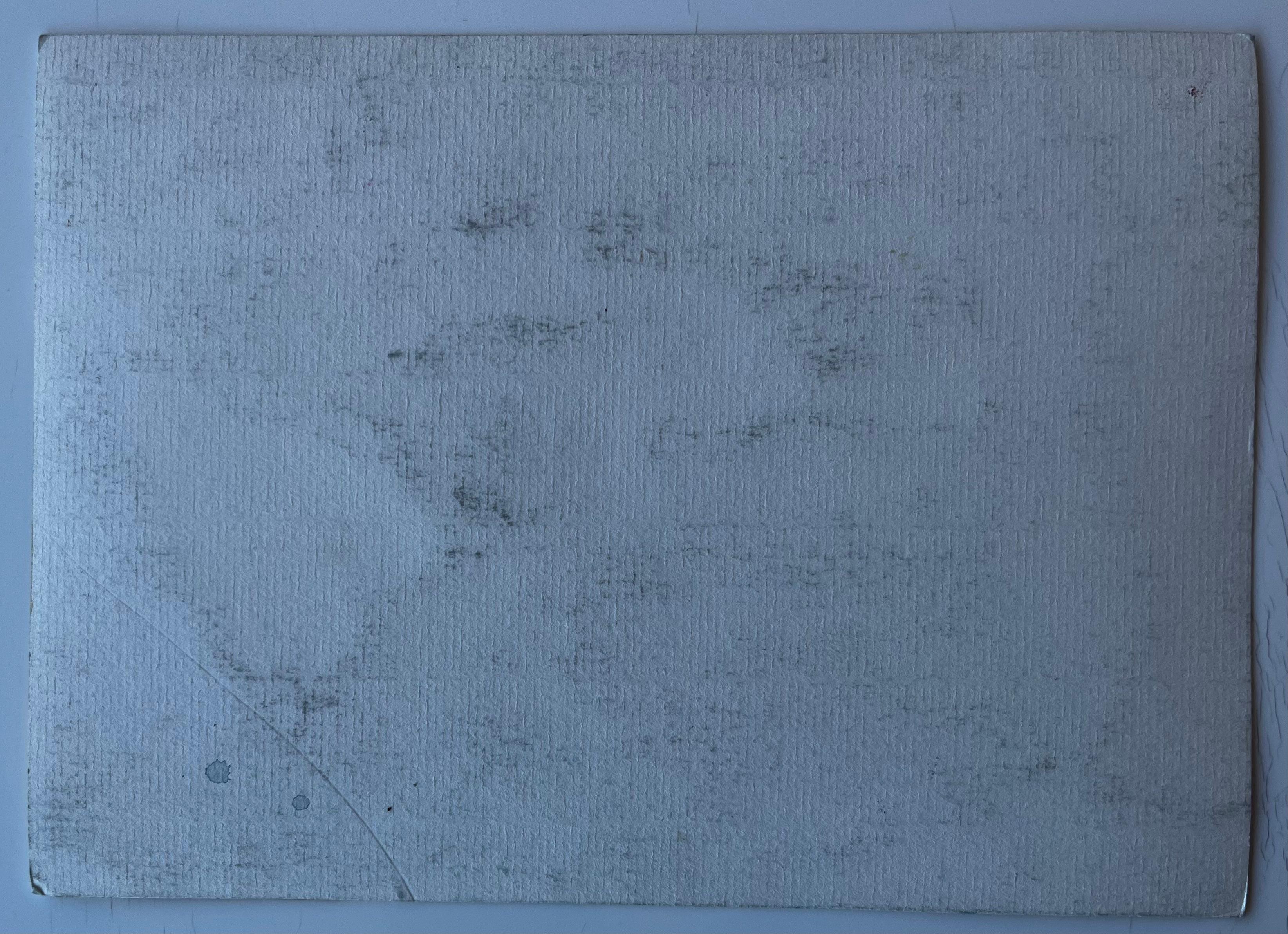 Scène de rue d'un village français, probablement en Normandie Aquarelle du milieu du siècle en vente 2