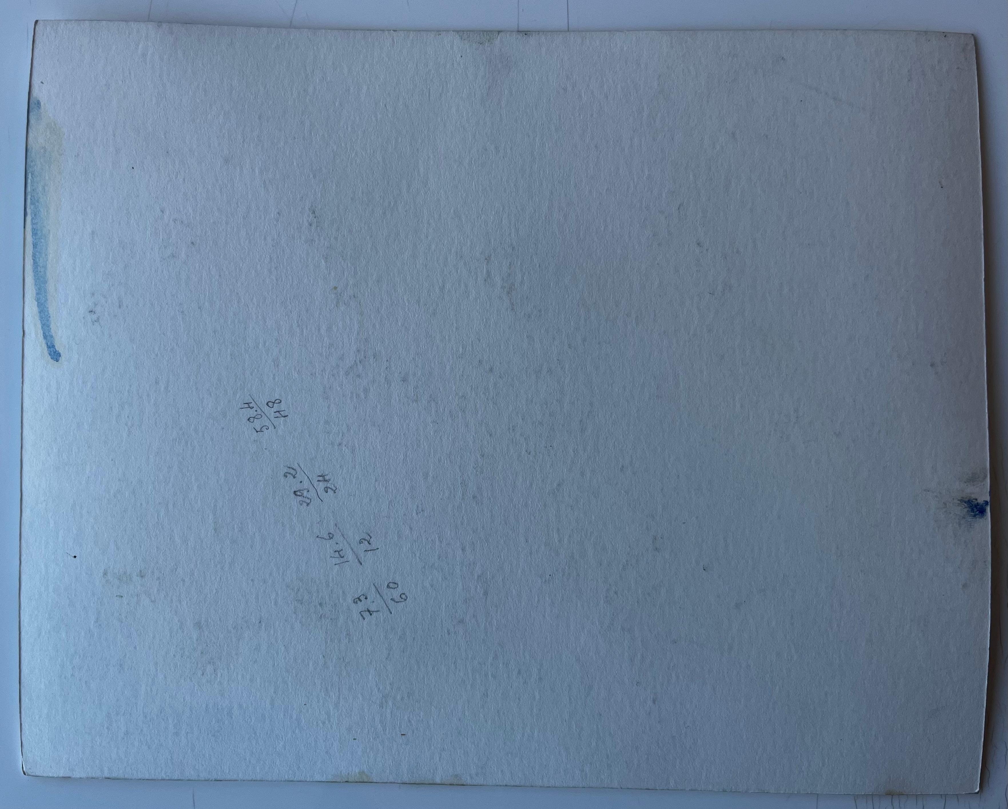 Leuchtturm in Menton Französische Riviera Mittelmeer Aquarell von Pierre Neveu im Angebot 7