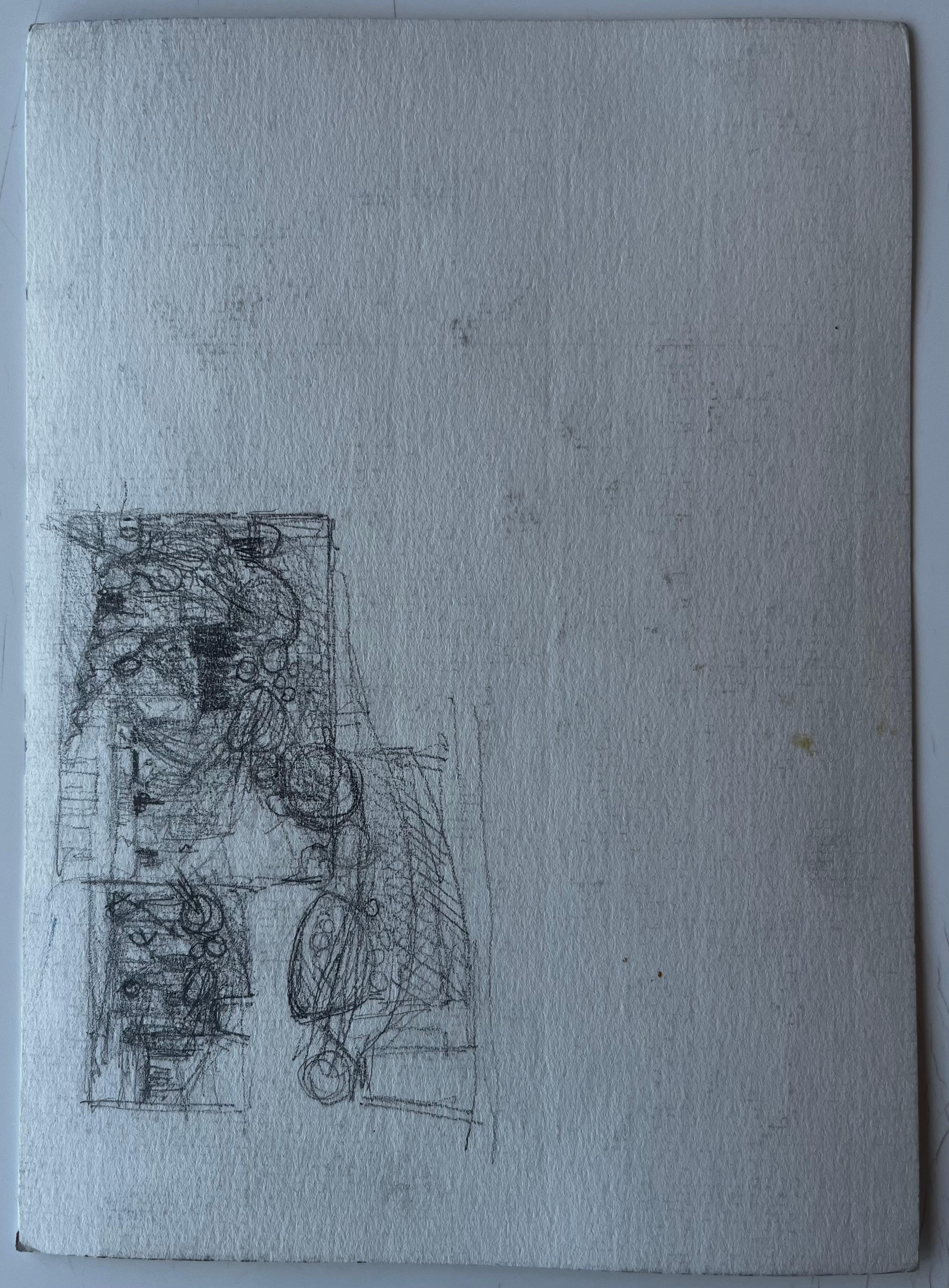 Jardin d'automne avec arbres et soleil Aquarelle française de Pierre Neveu en vente 7