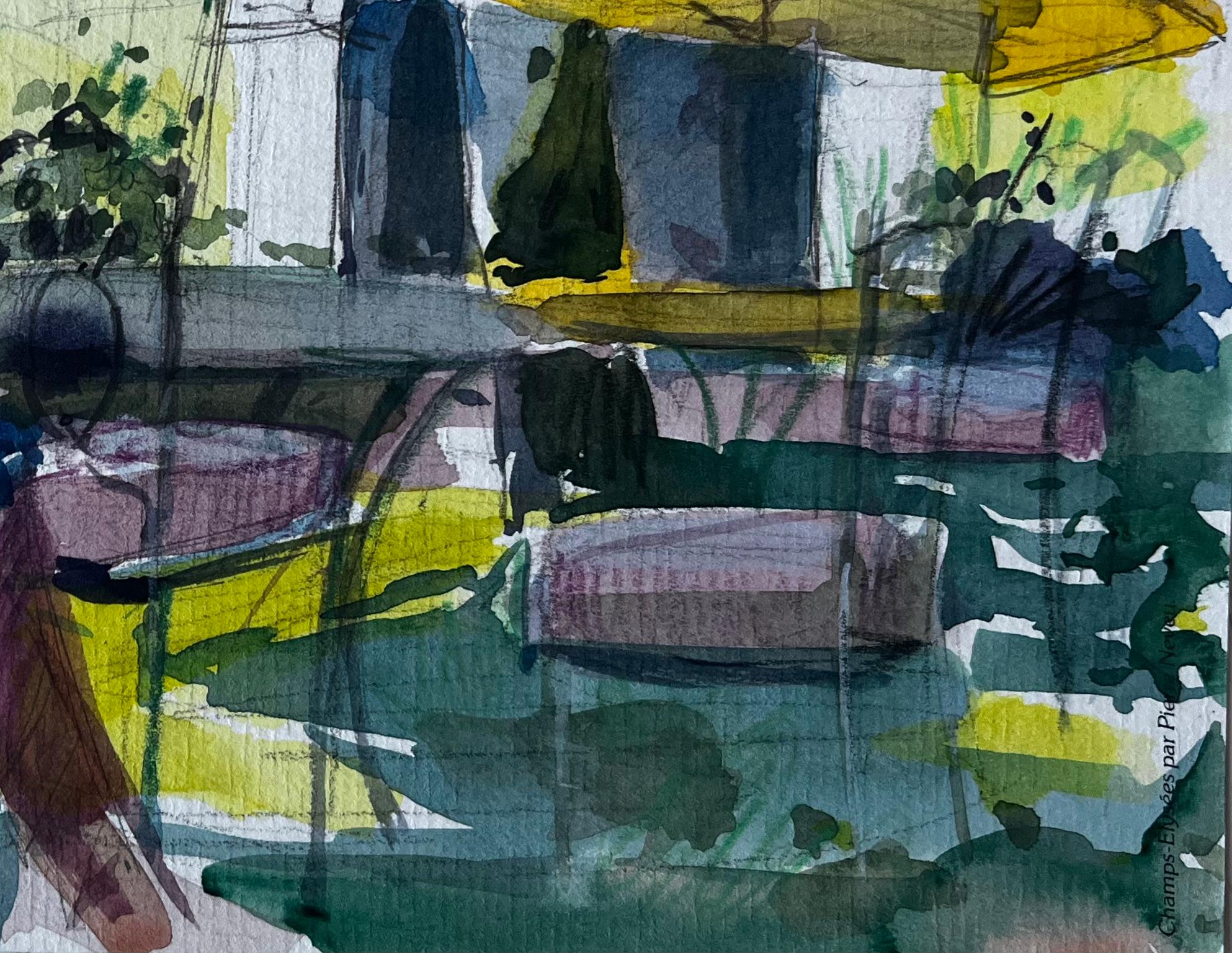 Sombra de jardín Estudio de figura de terraza francesa de Pierre Neveu en venta 3